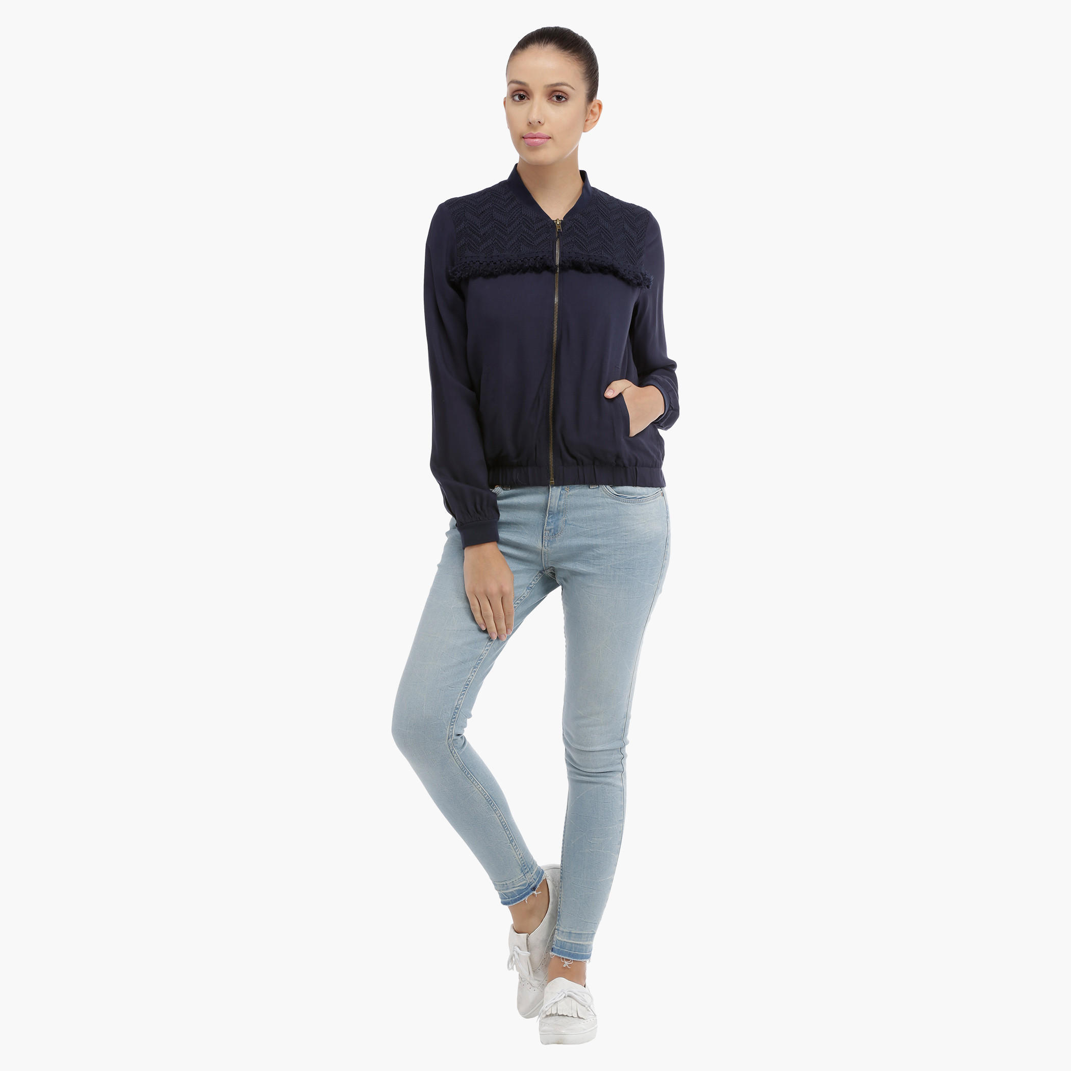 Lee Cooper Bomber Jacket with Tassels-women-winterwear-coatsandjackets-jackets-image-10