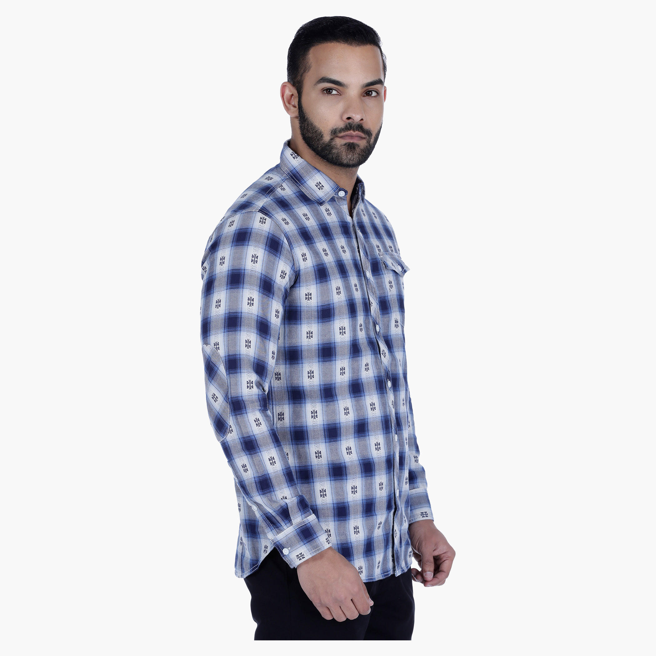 Lee Cooper Printed Shirt with Long Sleeves-men-clothing-shirts-image-3