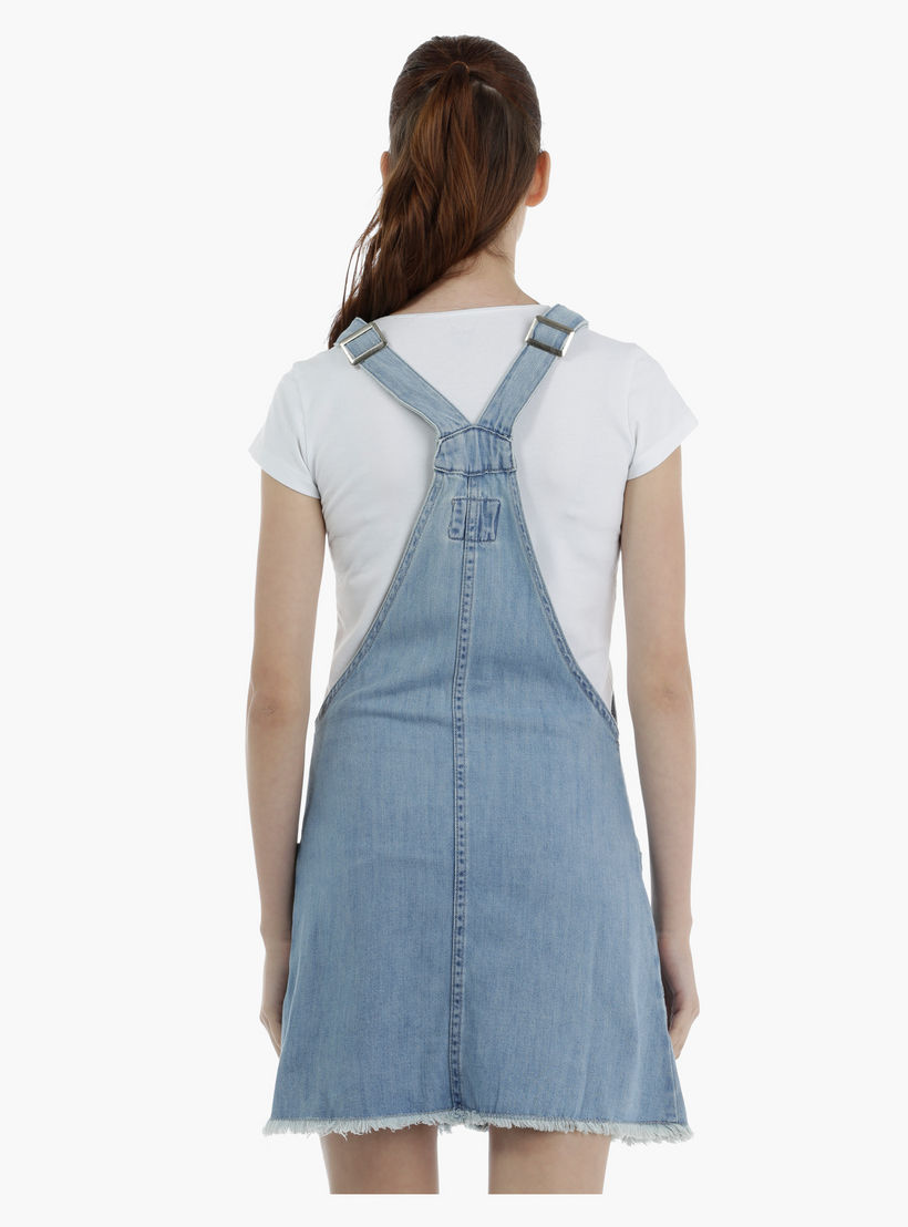 Lee Cooper Denim Pinafore-women-clothing-dresses-image-2