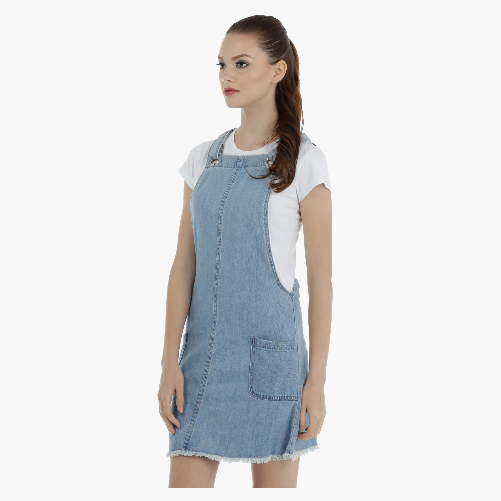 Lee Cooper Denim Pinafore-women-clothing-dresses-image-3