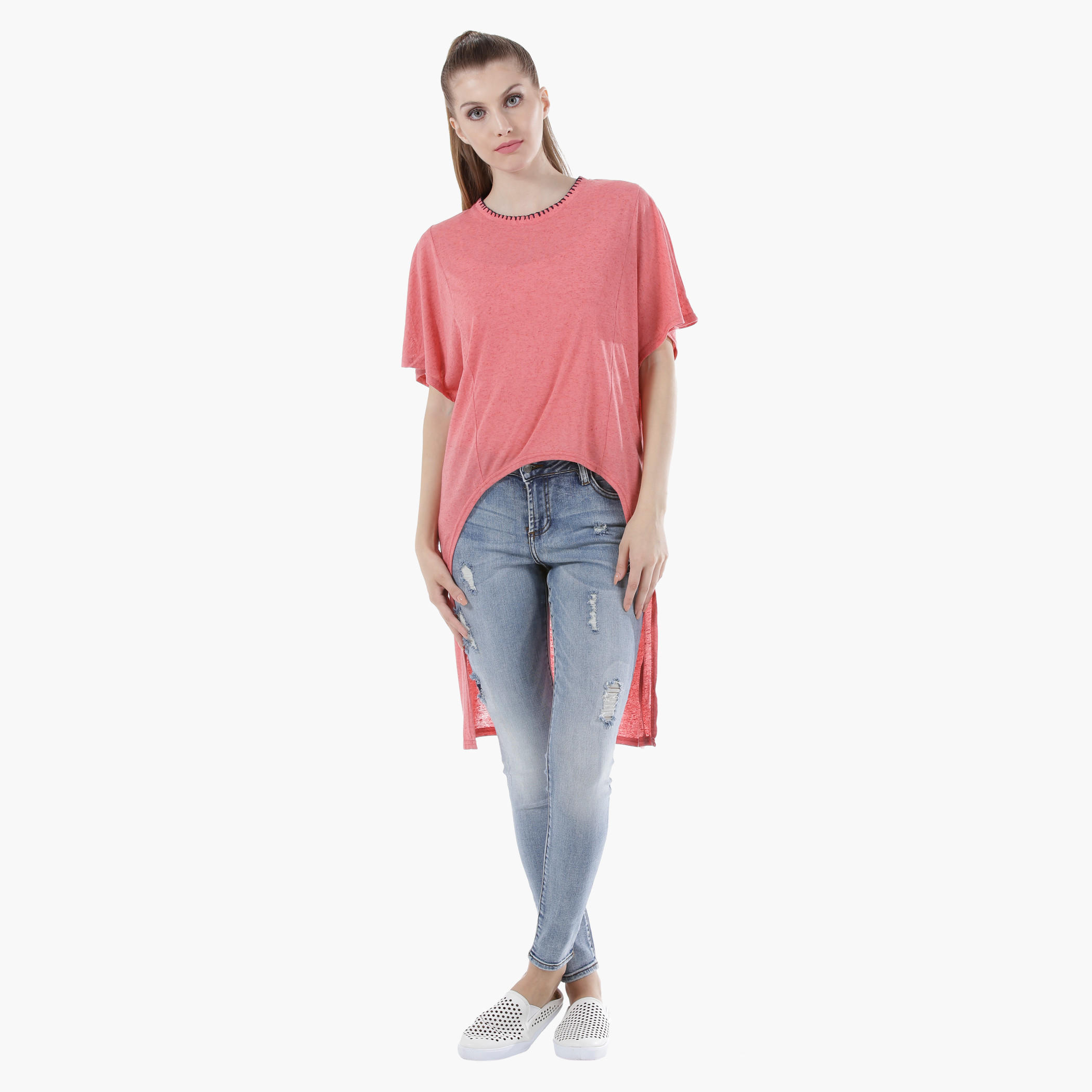 Lee Cooper Torn Jeans in Regular Fit-women-clothing-bottoms-jeans-image-5