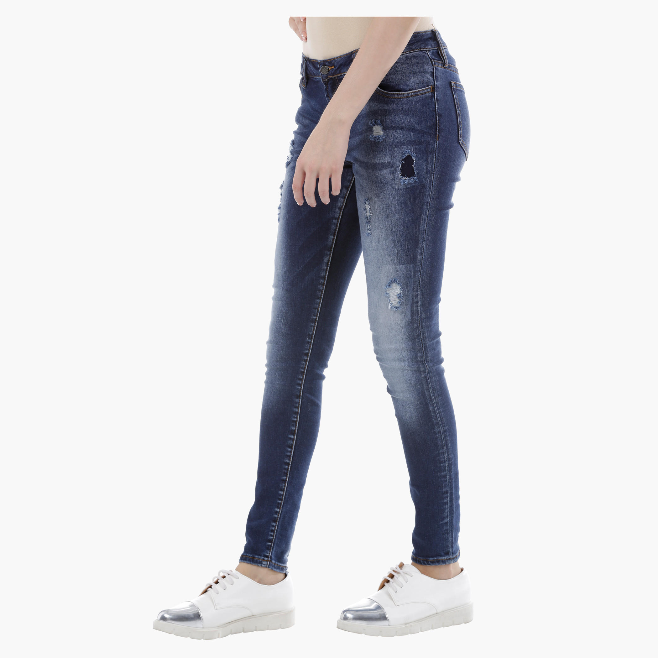 Lee Cooper Vintage Torn Denims in Skinny Fit-women-clothing-bottoms-jeans-image-3