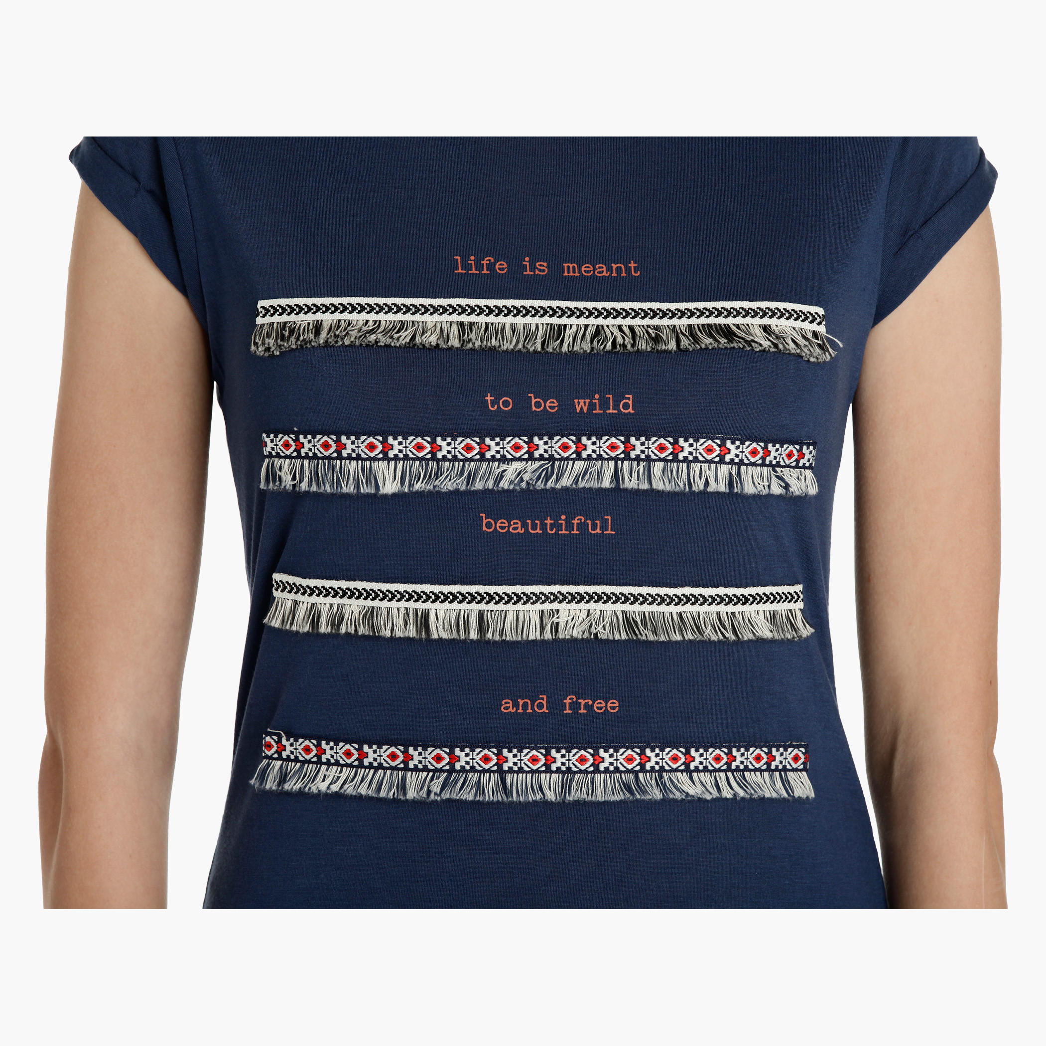 Lee Cooper Crew Neck T-Shirt-women-clothing-tshirts-image-2