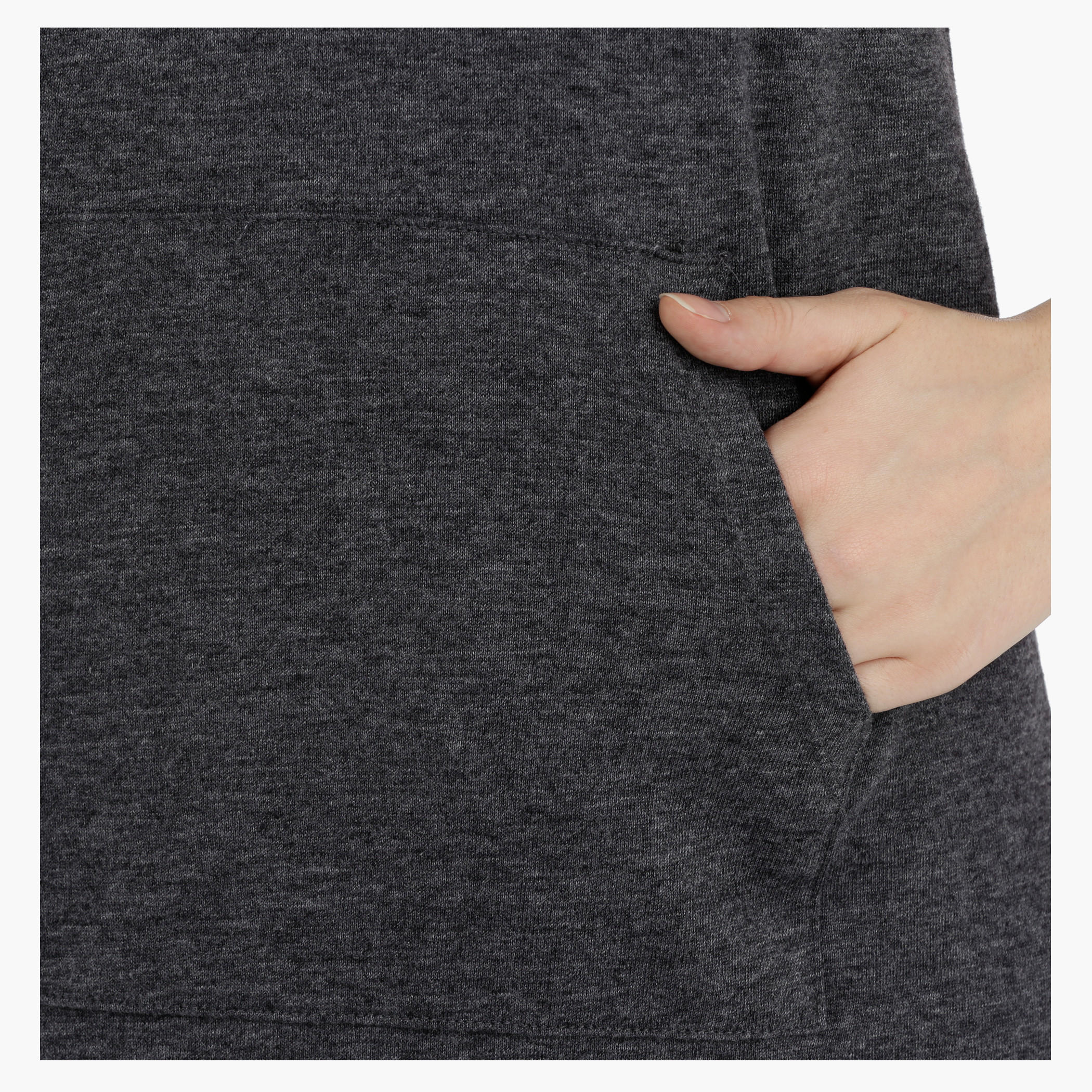 Lee Cooper Sleeveless Hooded Dress with High Low Hem-women-winterwear-hoodiesandsweatshirts-hoodies-image-4