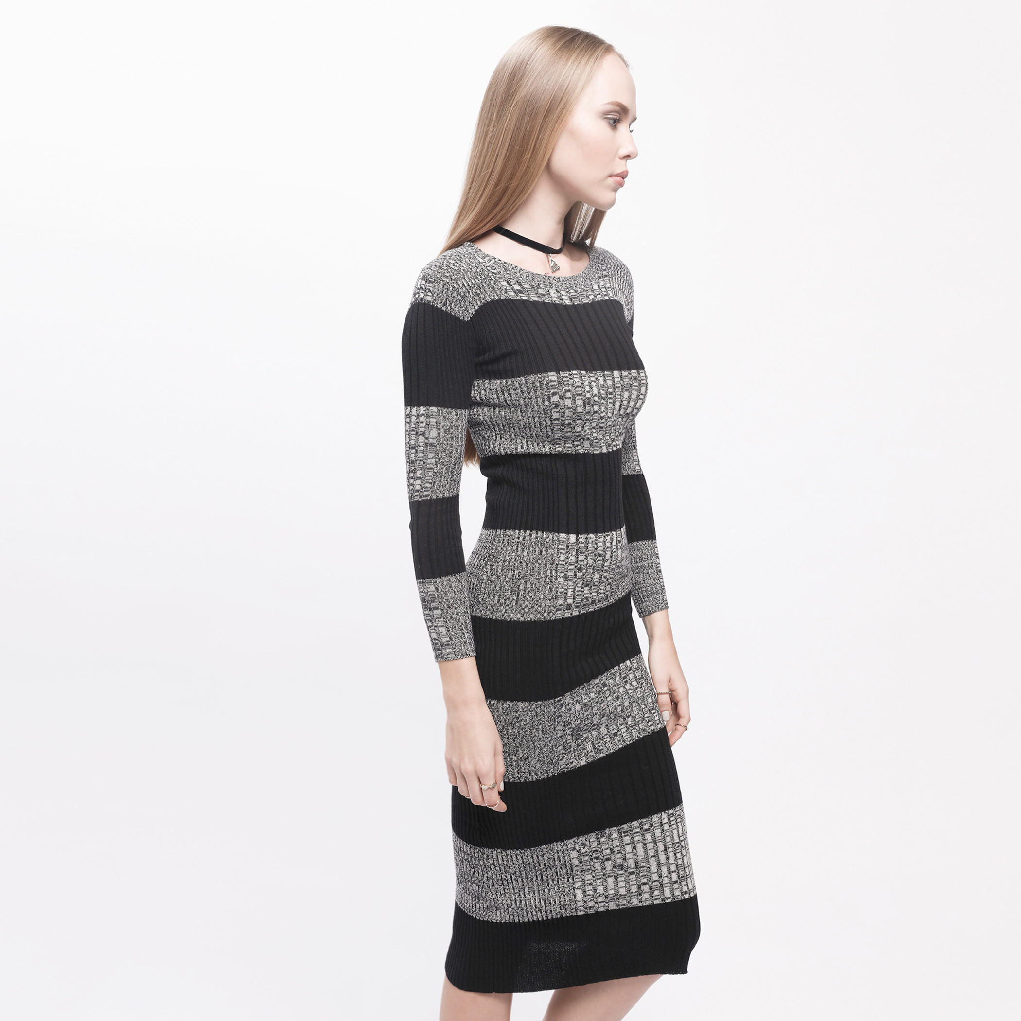 Striped Dress with Long Sleeves-women-clothing-dresses-image-3