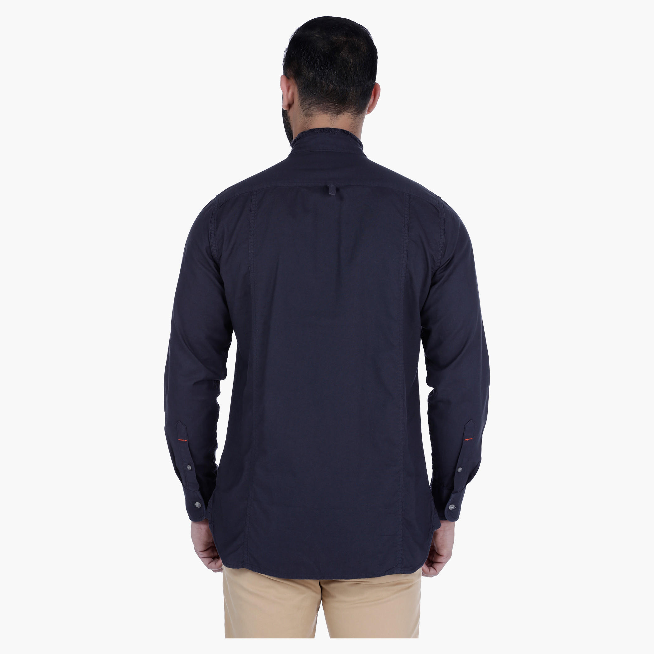Lee Cooper Shirt with long sleeves and Band Collar-men-clothing-shirts-image-7