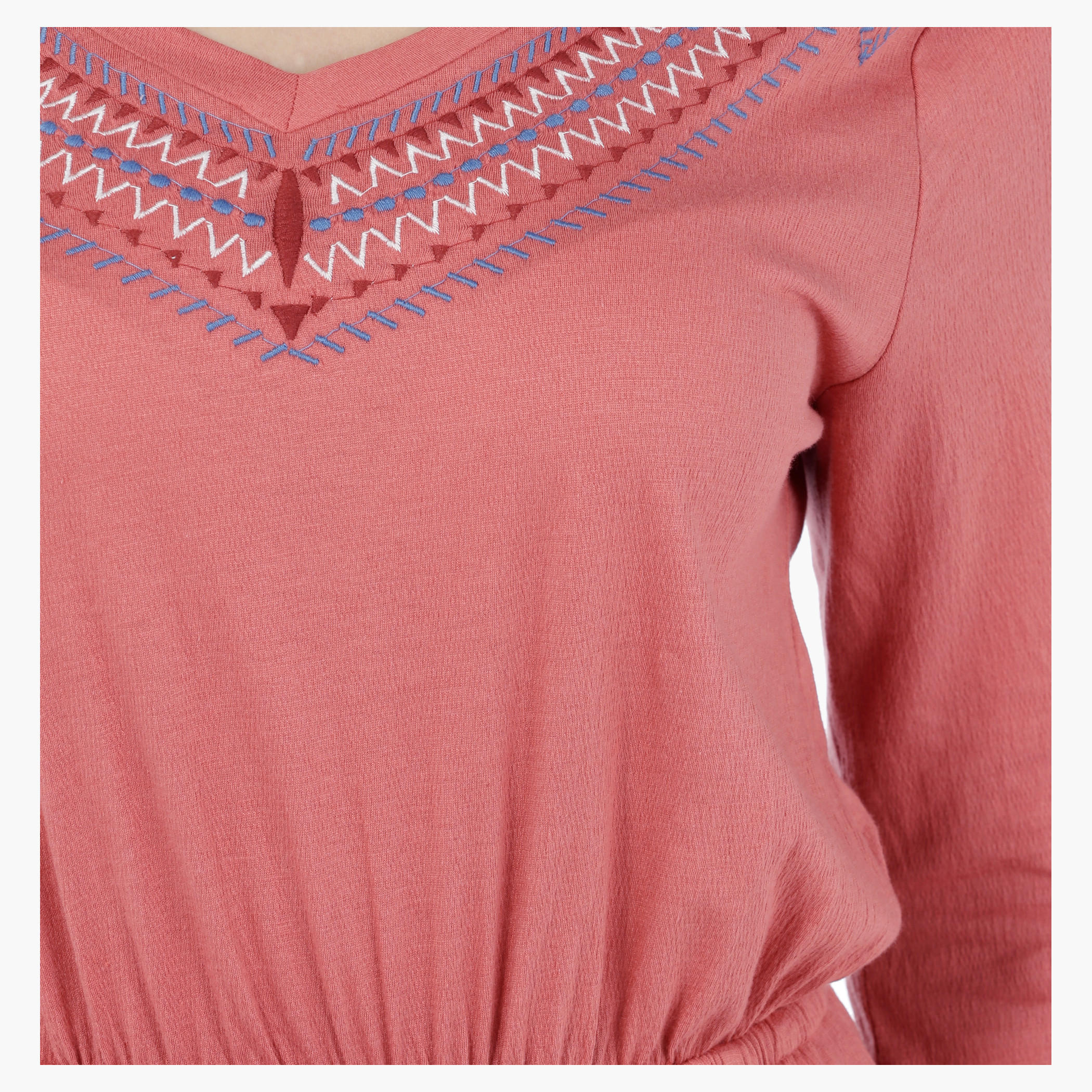 Lee Cooper Embroidered Jersey Dress-women-clothing-dresses-image-4