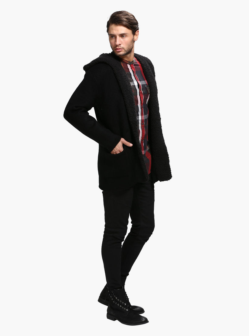 Lee Cooper Chequered Casual Shirt with Long Sleeves-men-clothing-shirts-image-5