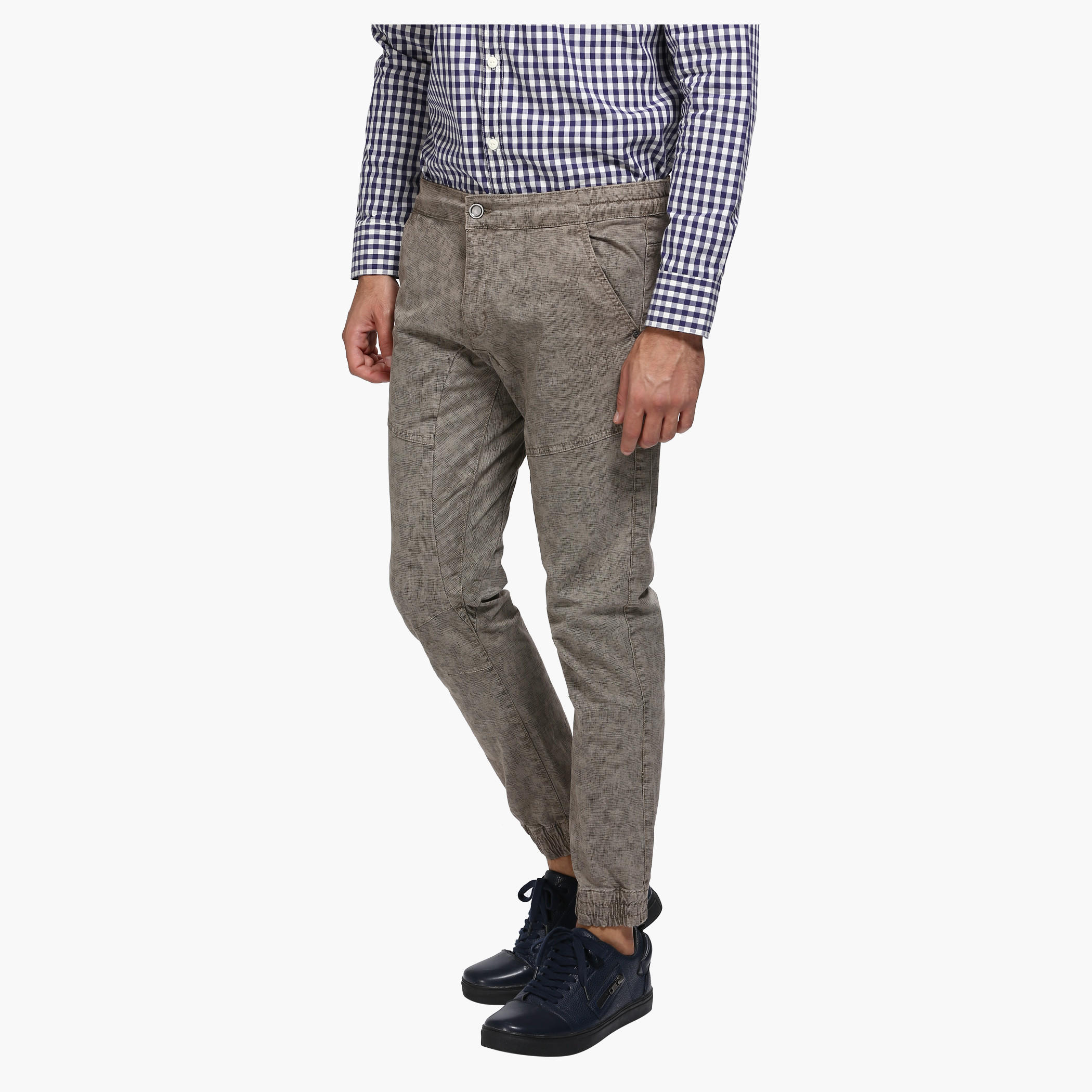 Textured Pants with Cuffed Hem-men-clothing-bottoms-trousersandchinos-trousers-image-3