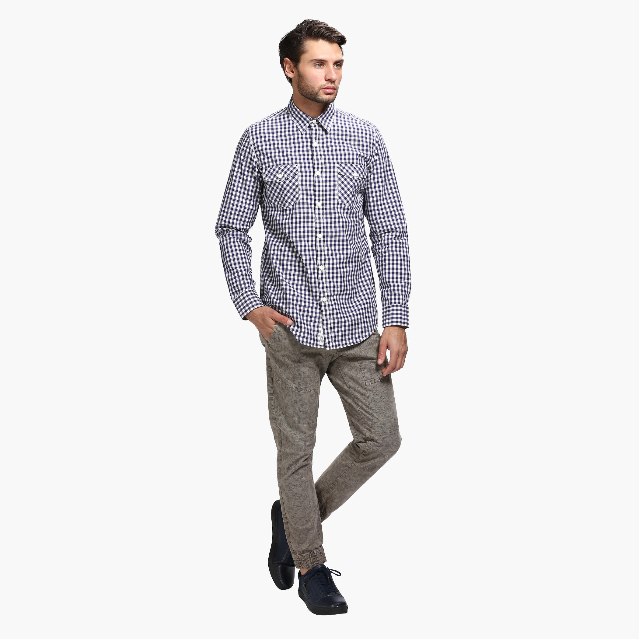 Textured Pants with Cuffed Hem-men-clothing-bottoms-trousersandchinos-trousers-image-5