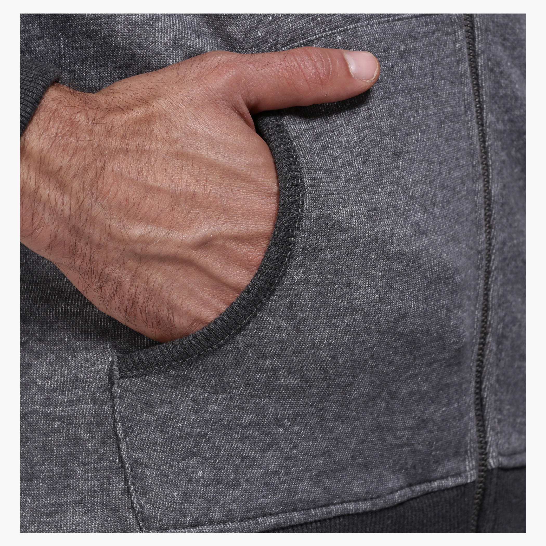 Lee Cooper Sweatshirt with Hood and Long Sleeves-men-winterwear-hoodiesandsweatshirts-image-4