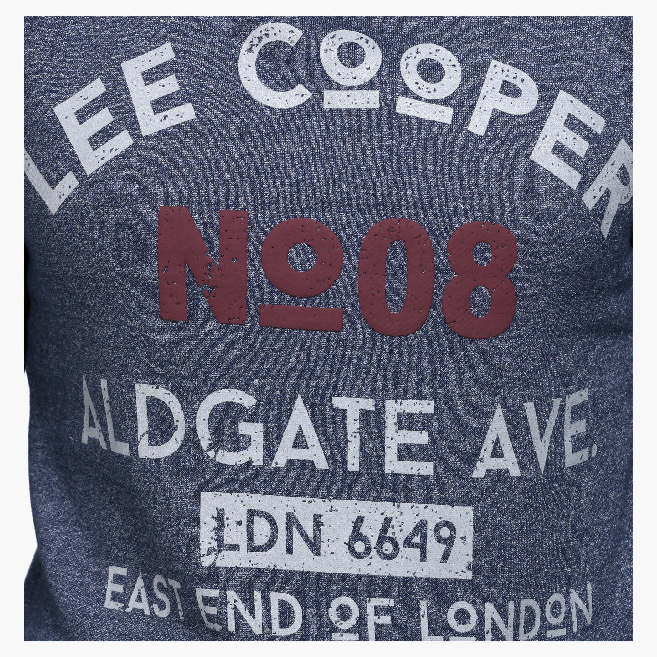 Lee Cooper Printed Sweatshirt with Hood and Long Sleeves-men-winterwear-hoodiesandsweatshirts-image-4