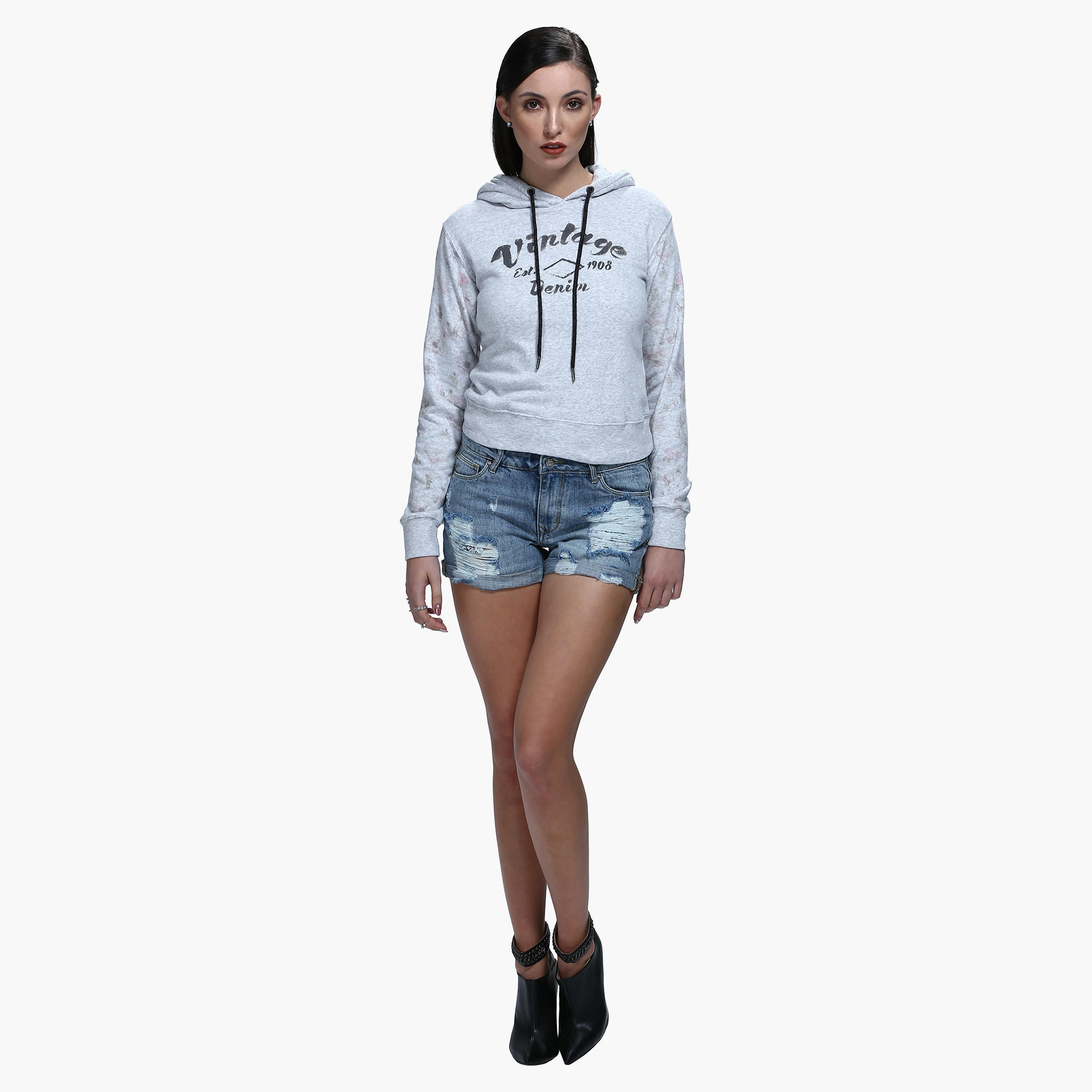 Lee Cooper Printed Sweatshirt with Hood-women-winterwear-hoodiesandsweatshirts-sweatshirts-image-5