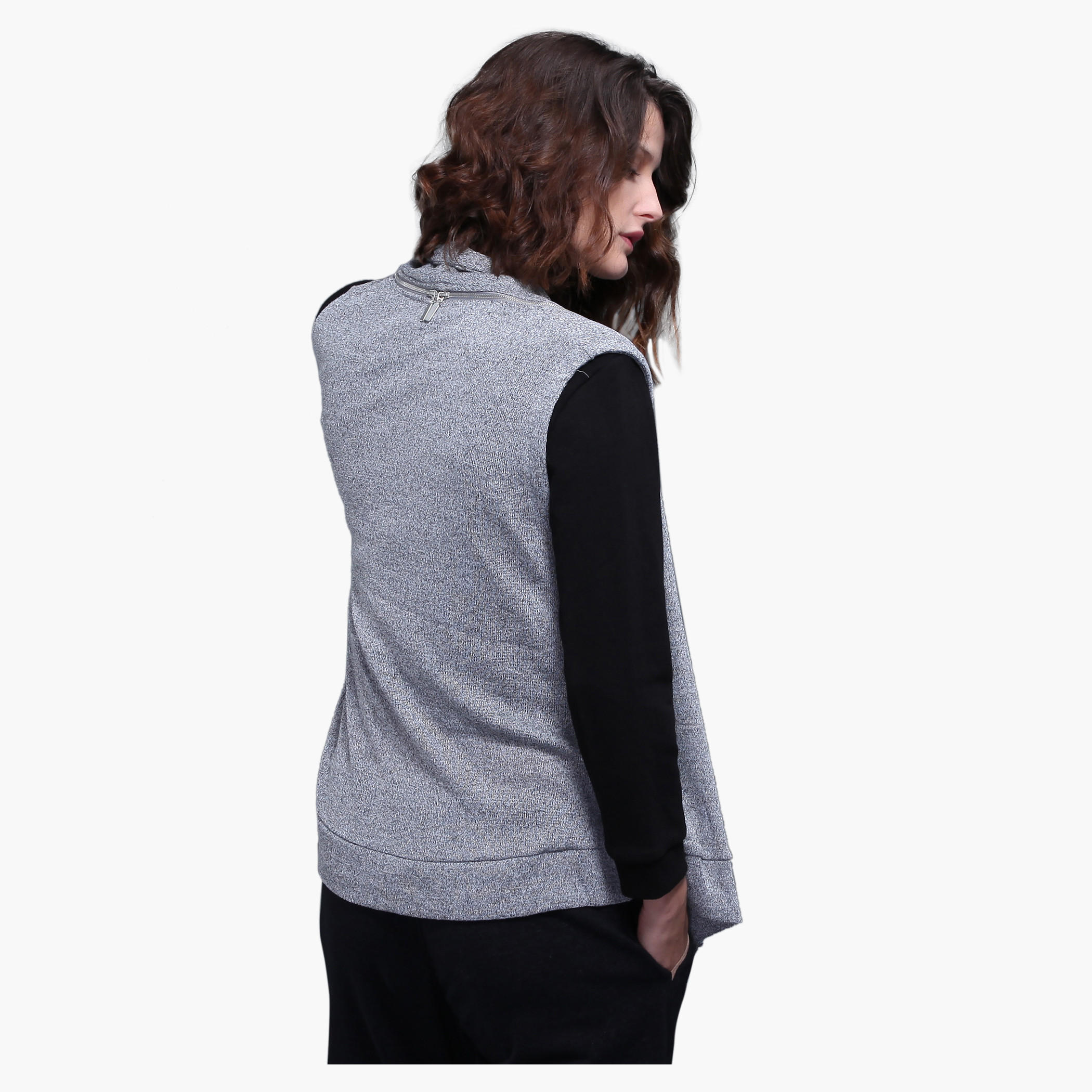 Lee Cooper Sleeveless Jacket-women-winterwear-cardigansandjumpers-cardigans-image-2