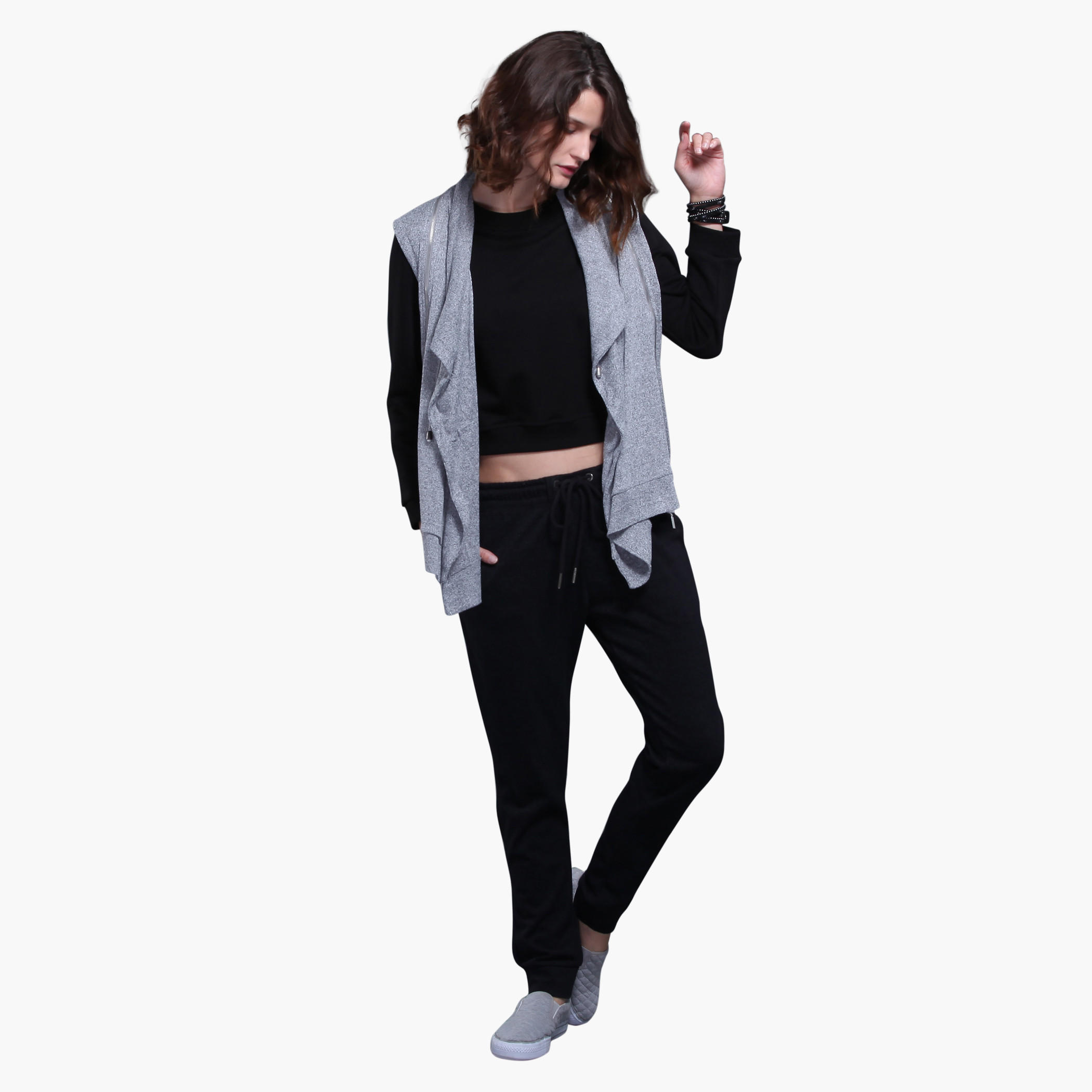 Lee Cooper Sleeveless Jacket-women-winterwear-cardigansandjumpers-cardigans-image-5