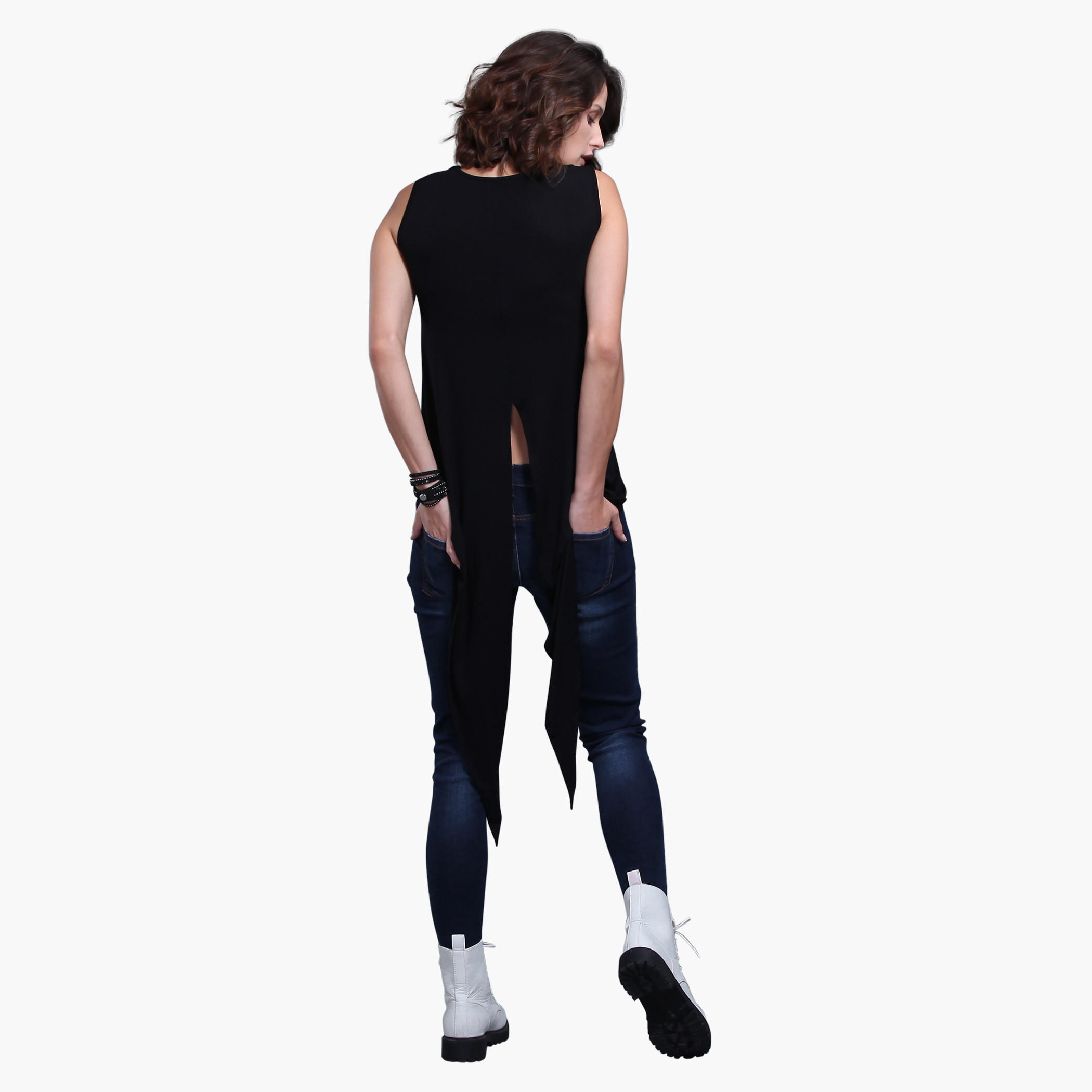 Lee Cooper Asymmetrical Sleeveless T-Shirt-women-clothing-tshirts-image-2