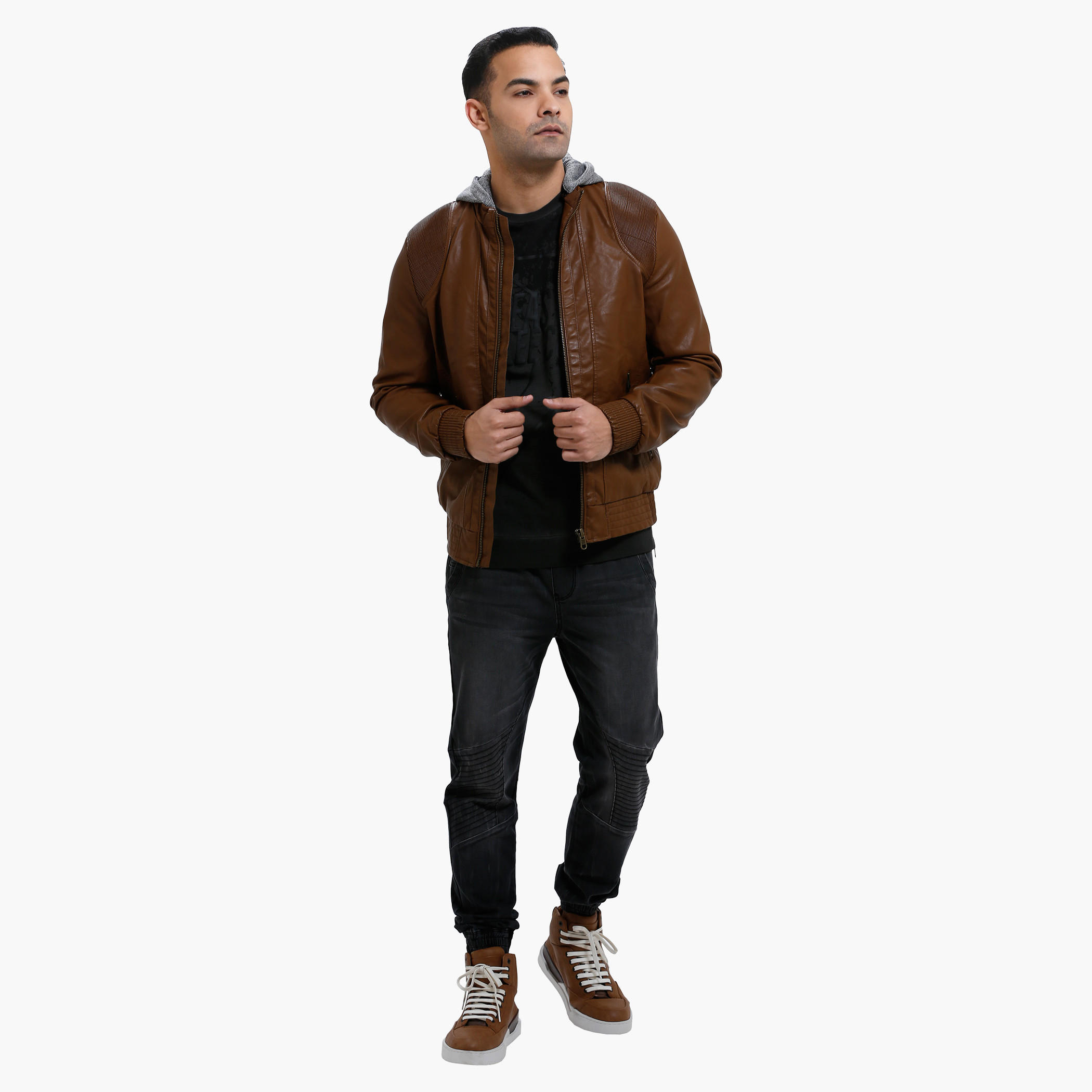 Lee Cooper Hooded Jacket with Long Sleeves-men-clothing-jacketsandblazers-jackets-image-5