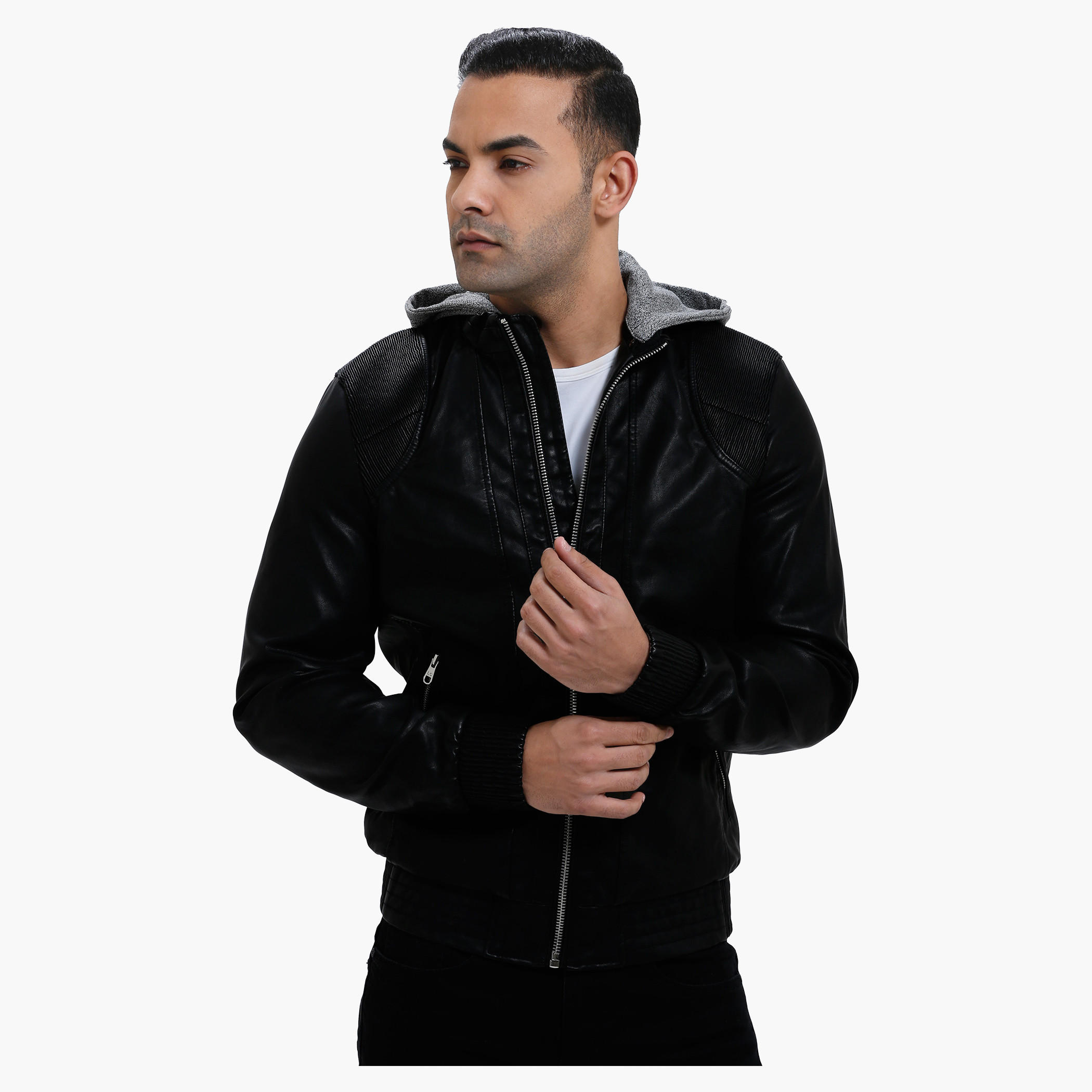 Lee Cooper Hooded Jacket with Long Sleeves-men-clothing-jacketsandblazers-jackets-image-6