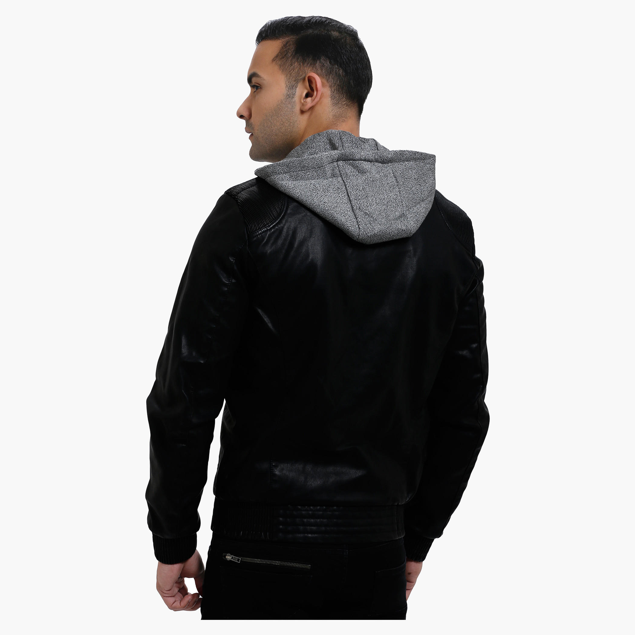 Lee Cooper Hooded Jacket with Long Sleeves-men-clothing-jacketsandblazers-jackets-image-7