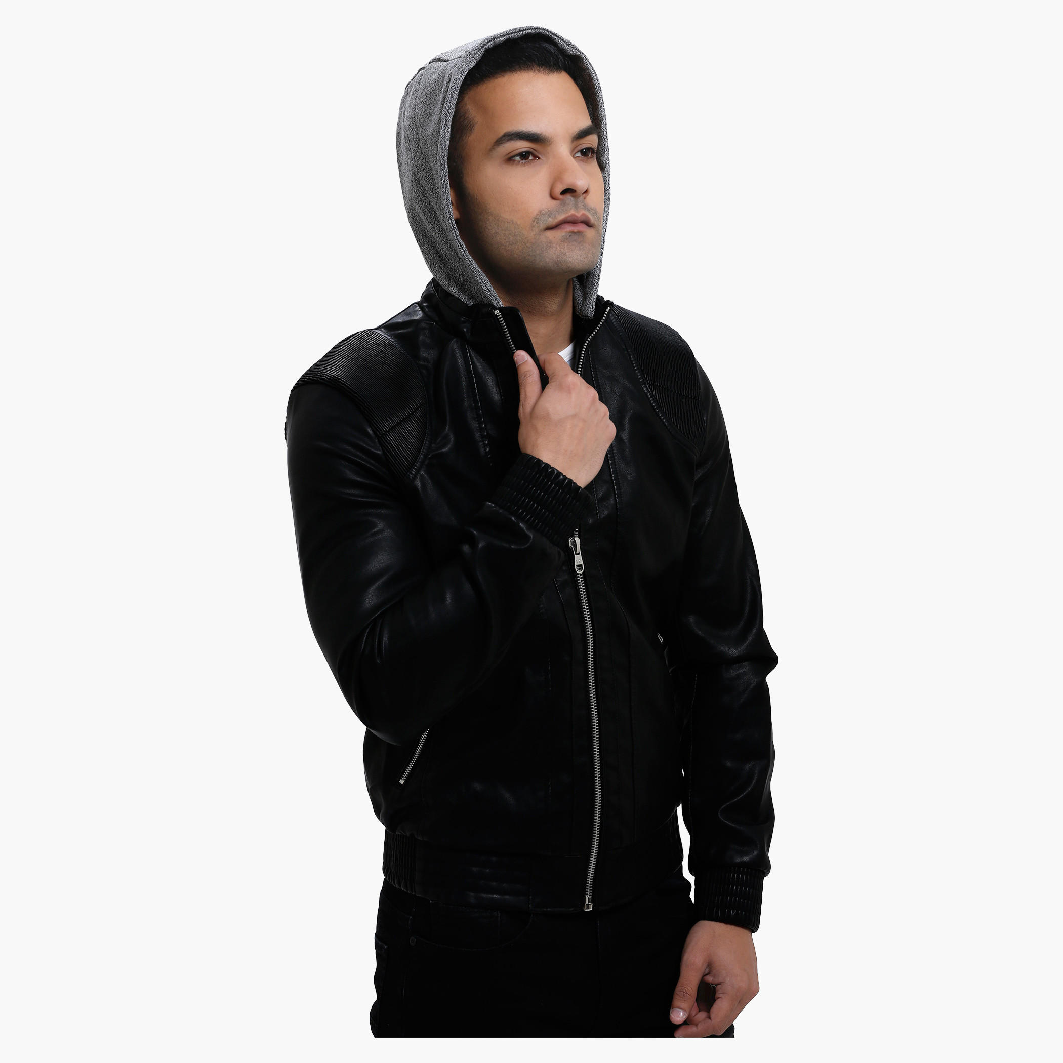 Lee Cooper Hooded Jacket with Long Sleeves-men-clothing-jacketsandblazers-jackets-image-8
