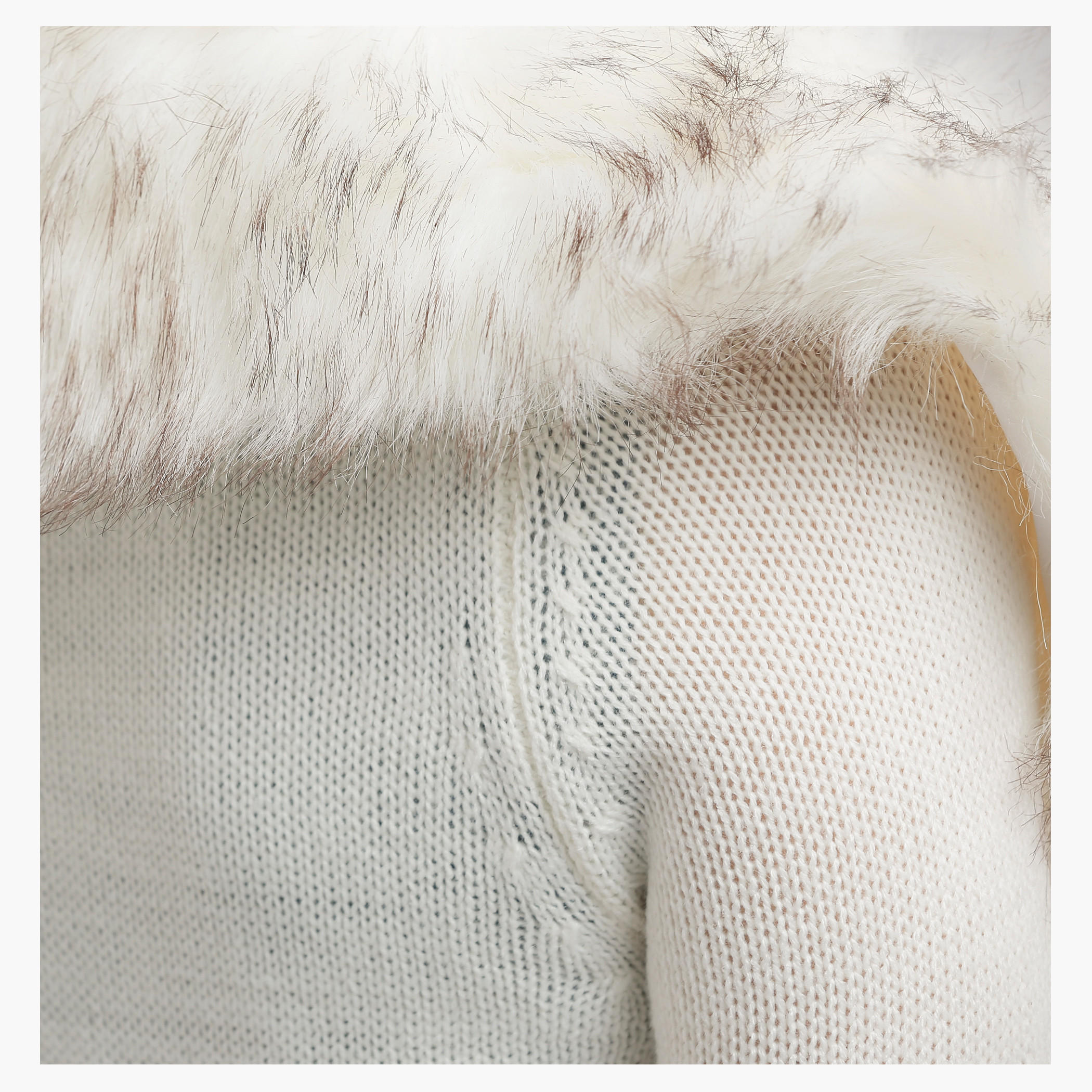 Lee Cooper Long Sleeves Cardigan with Plush Collar-women-winterwear-cardigansandjumpers-cardigans-image-4
