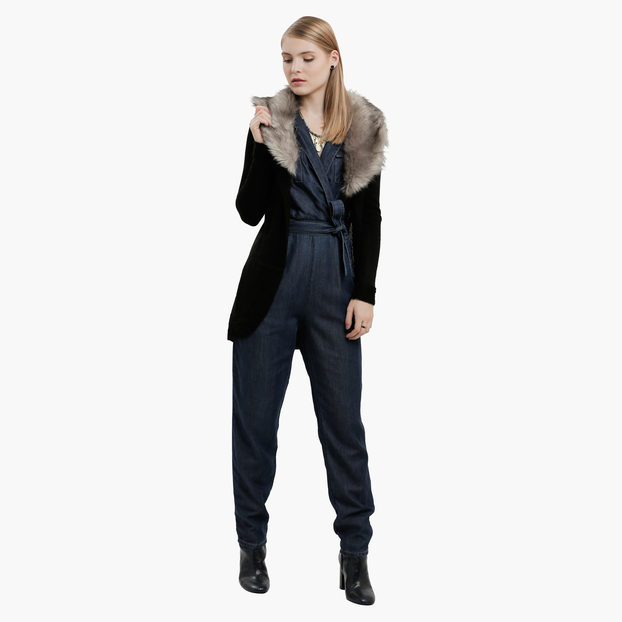 Lee Cooper Long Sleeves Sweater with Plush Collar-women-clothing-cardigansandjumpers-jumpers-image-5