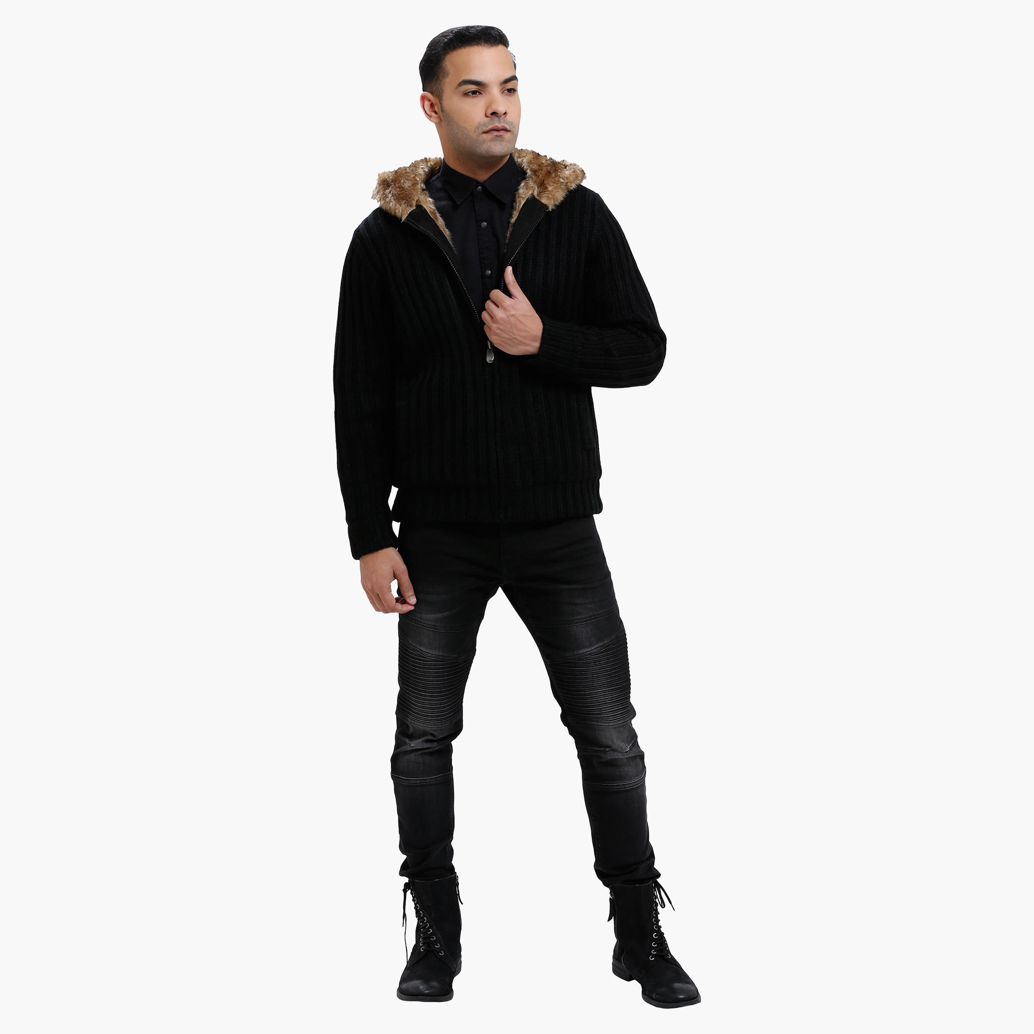Lee Cooper Hooded Sweater with Long Sleeves-men-clothing-sweatersandpullovers-image-5