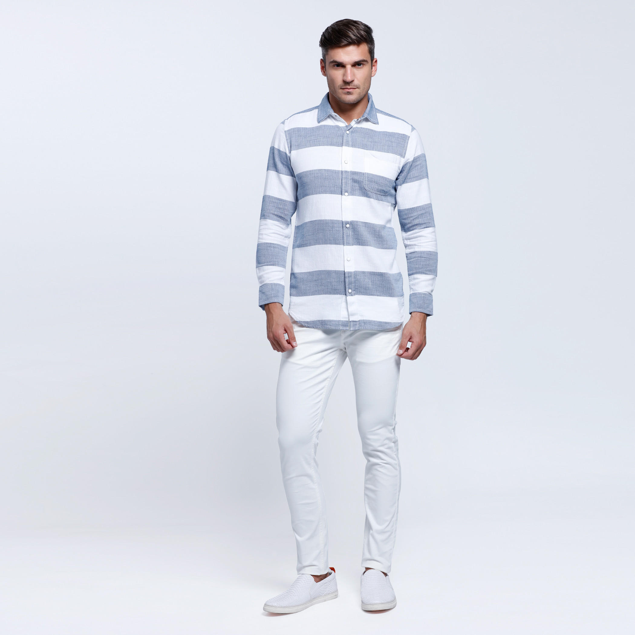 Lee Cooper Full Length Chino Pants-men-clothing-bottoms-trousersandchinos-trousers-image-1