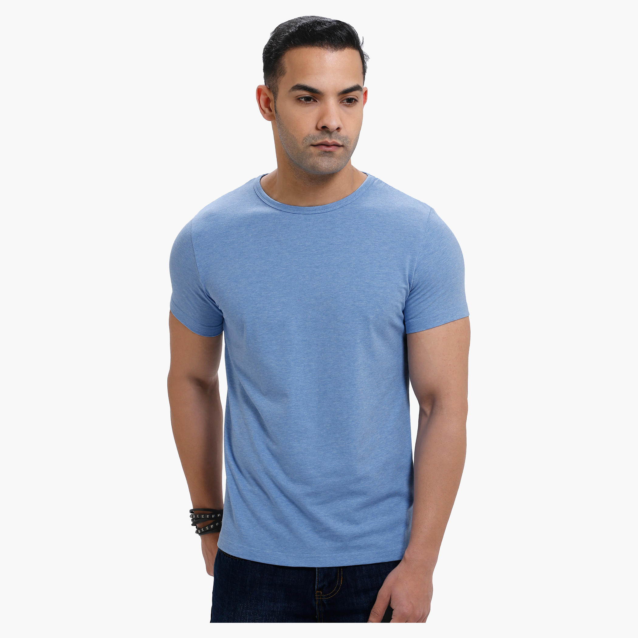 Lee Cooper Crew Neck T-Shirt with Short Sleeves-men-clothing-tshirtsandpolos-tshirts-image-1