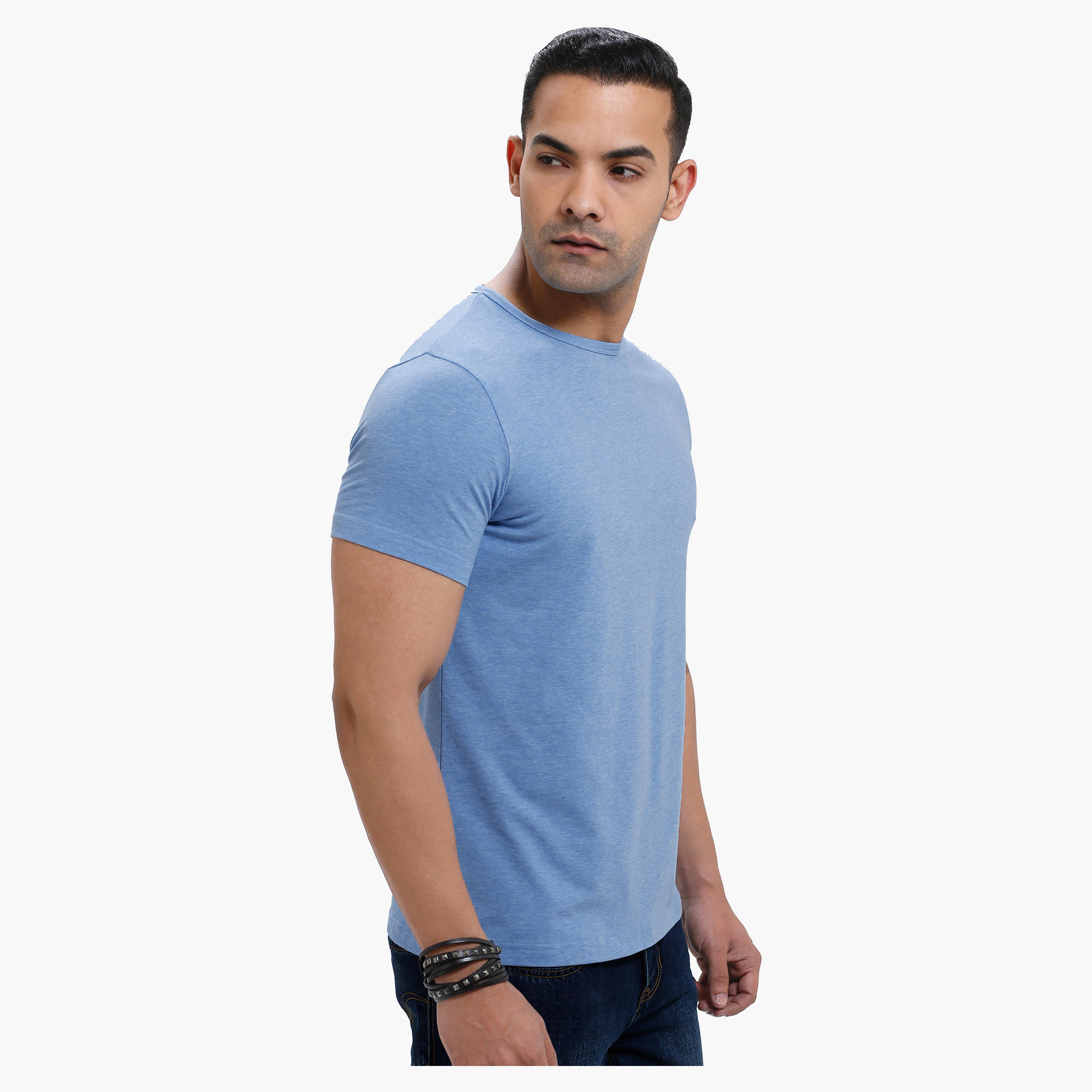 Lee Cooper Crew Neck T-Shirt with Short Sleeves-men-clothing-tshirtsandpolos-tshirts-image-3