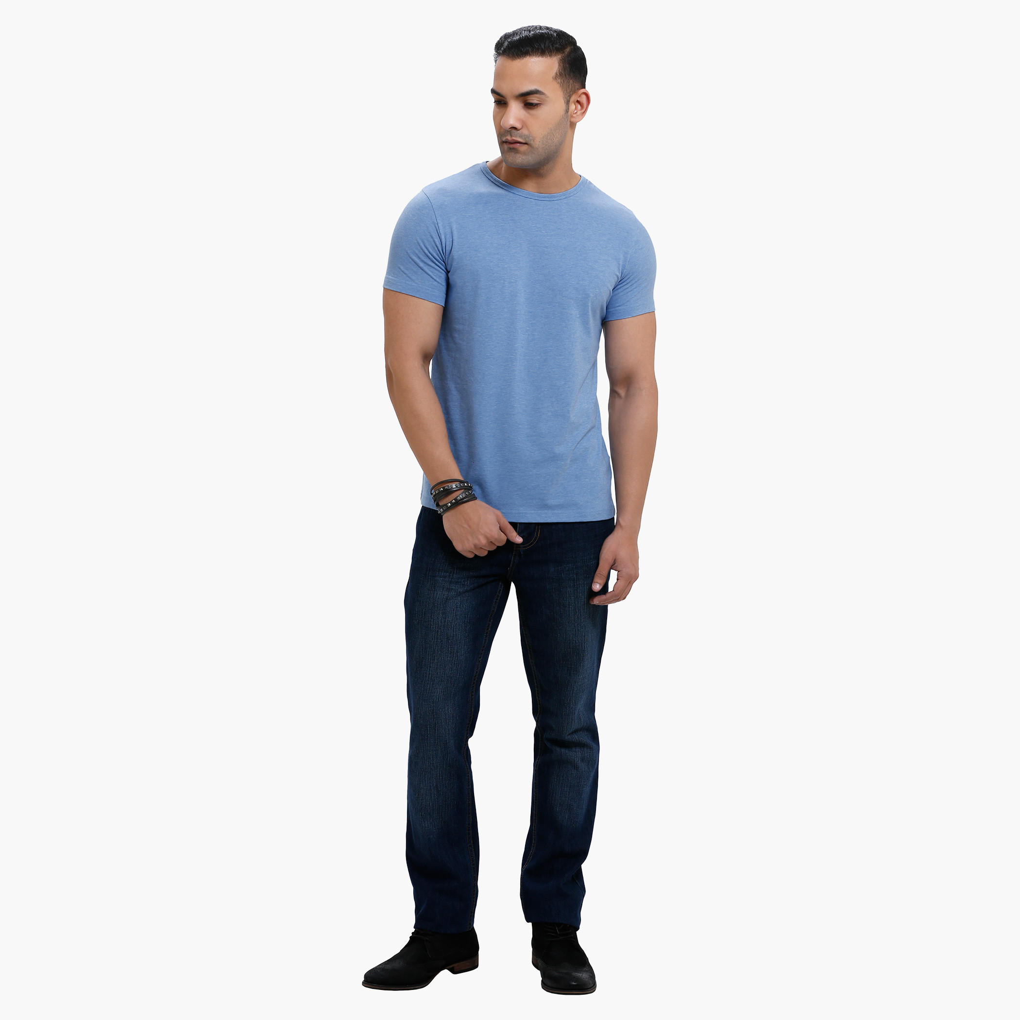 Lee Cooper Crew Neck T-Shirt with Short Sleeves-men-clothing-tshirtsandpolos-tshirts-image-5