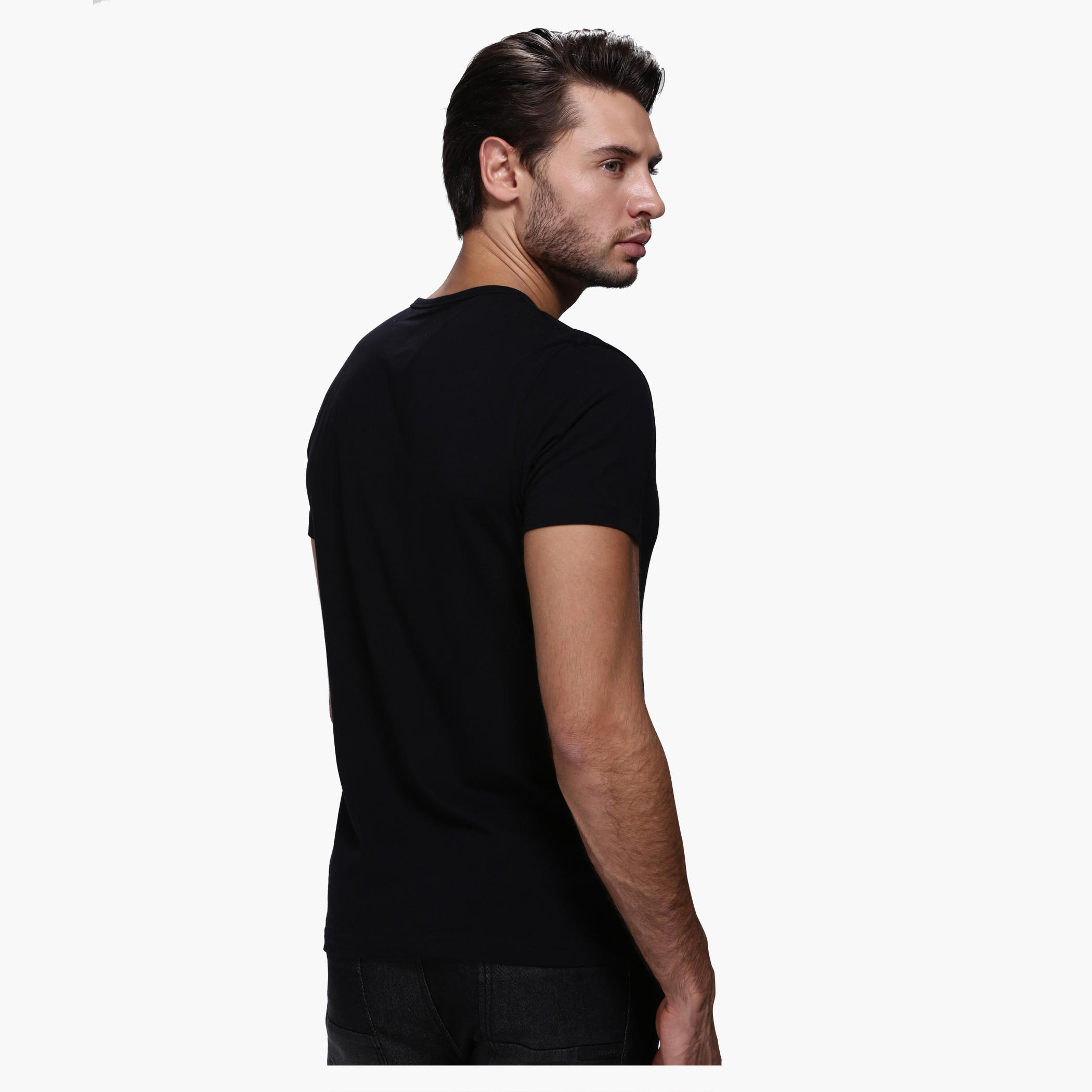 Lee Cooper Round Neck T-Shirt with Short Sleeves in Slim Fit-men-clothing-tshirtsandpolos-tshirts-image-7
