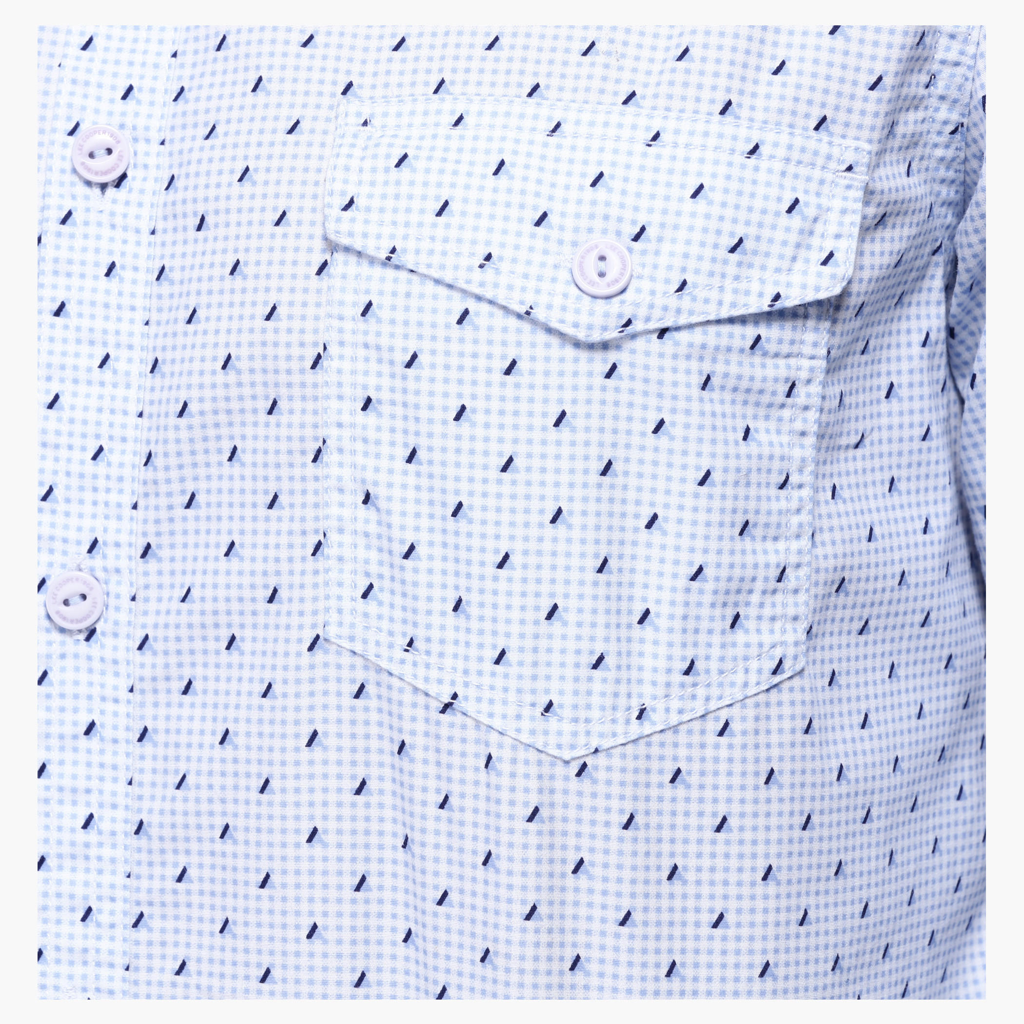 Lee Cooper Printed Shirt with Long Sleeves in Slim Fit-men-clothing-shirts-image-4