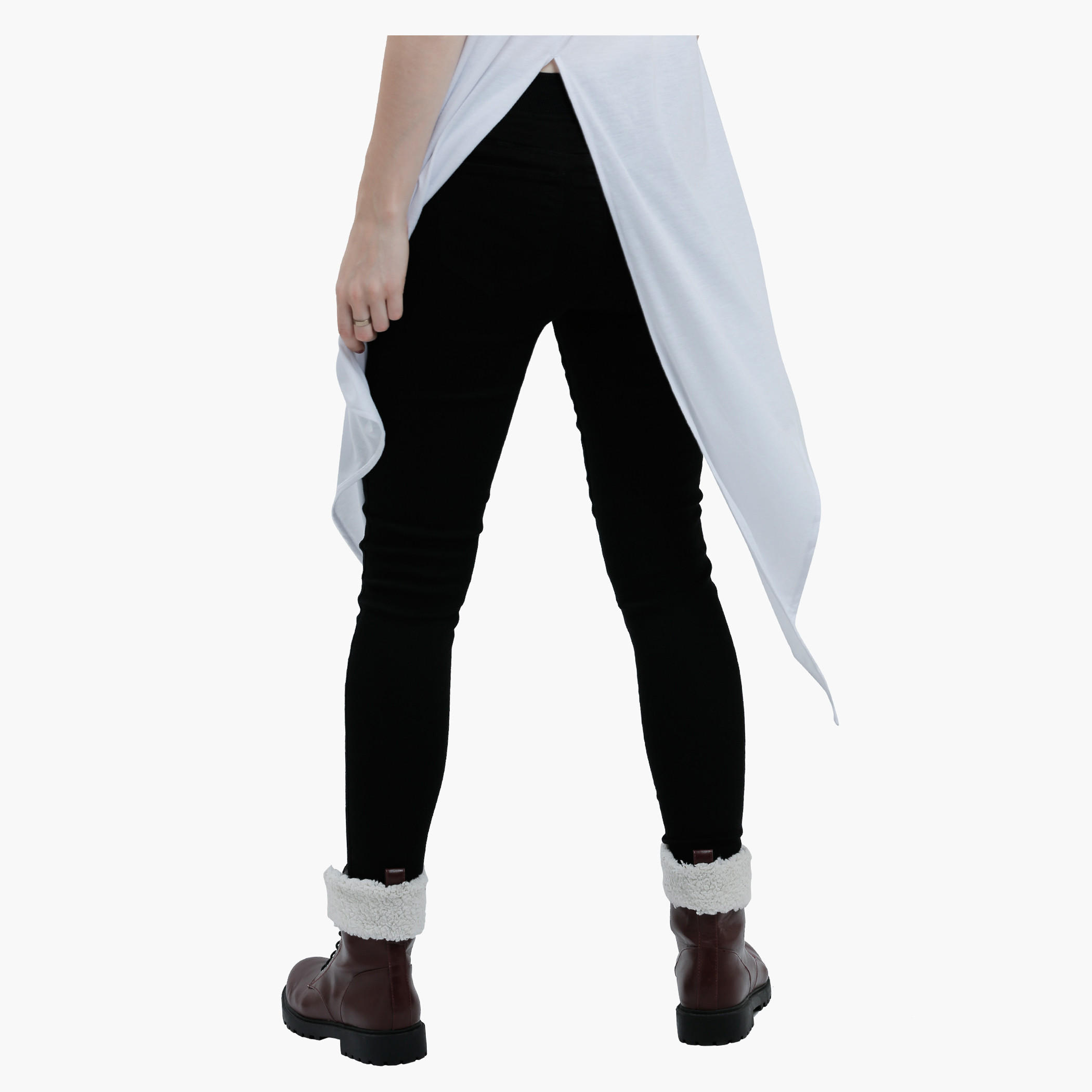 Lee Cooper Distressed Jeggings in Slim Fit-women-clothing-bottoms-leggings-image-4