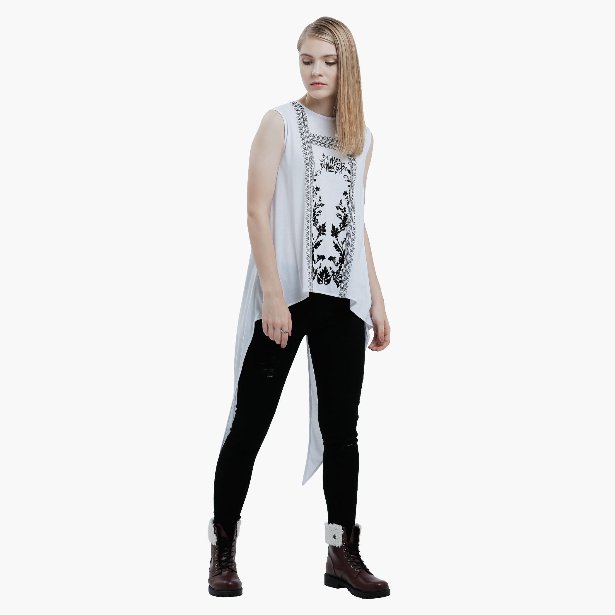 Lee Cooper Distressed Jeggings in Slim Fit-women-clothing-bottoms-leggings-image-1