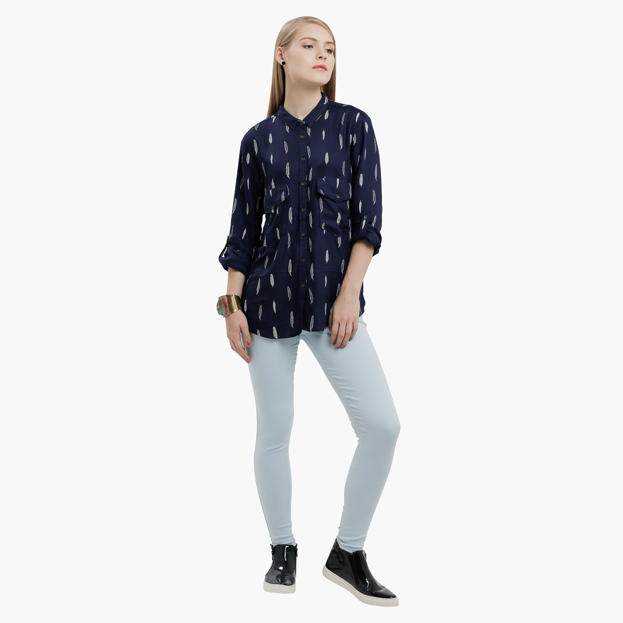 Lee Cooper Full Length Jeggings with Elasticised Waistband-women-clothing-bottoms-leggings-image-5
