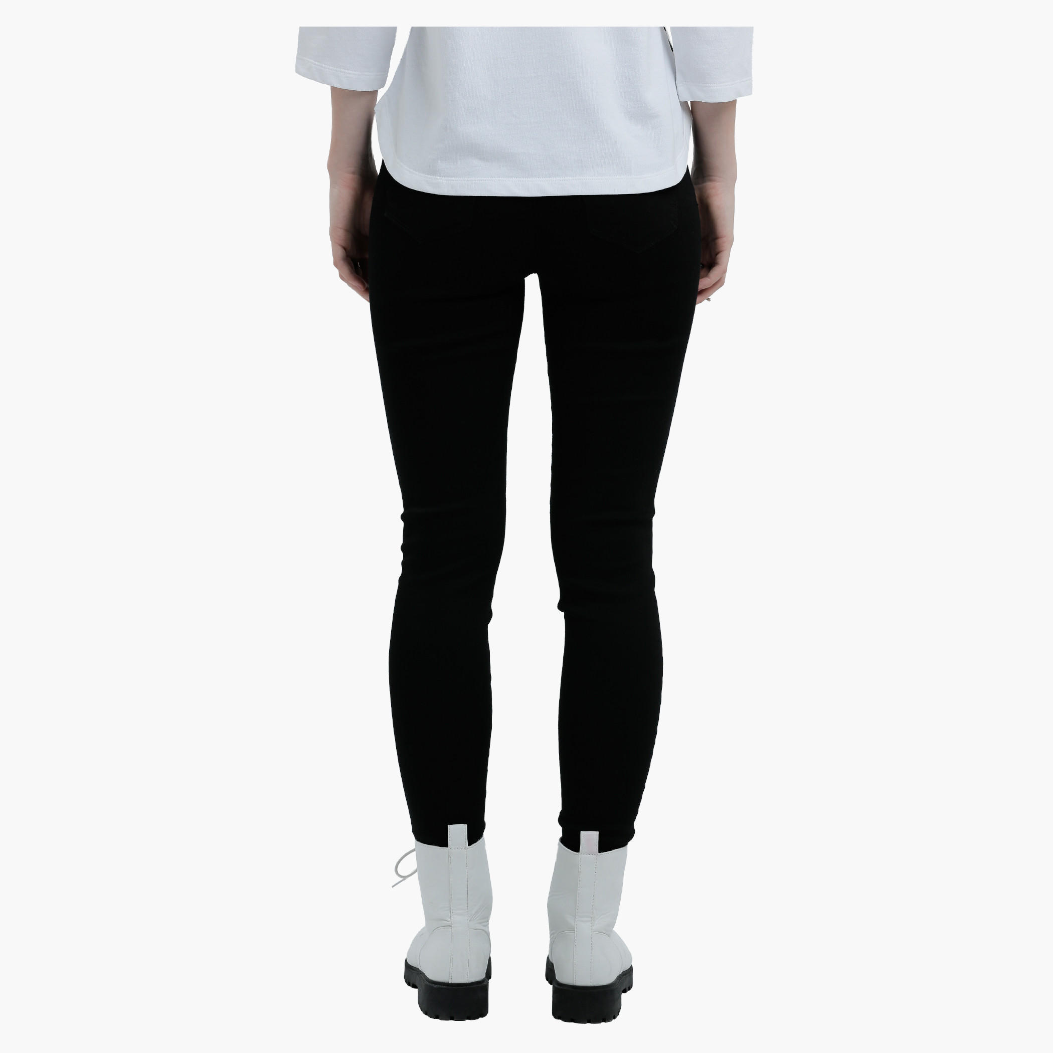 Lee Cooper Full Length Leggings with Elasticised Waistband-women-clothing-bottoms-leggings-image-2