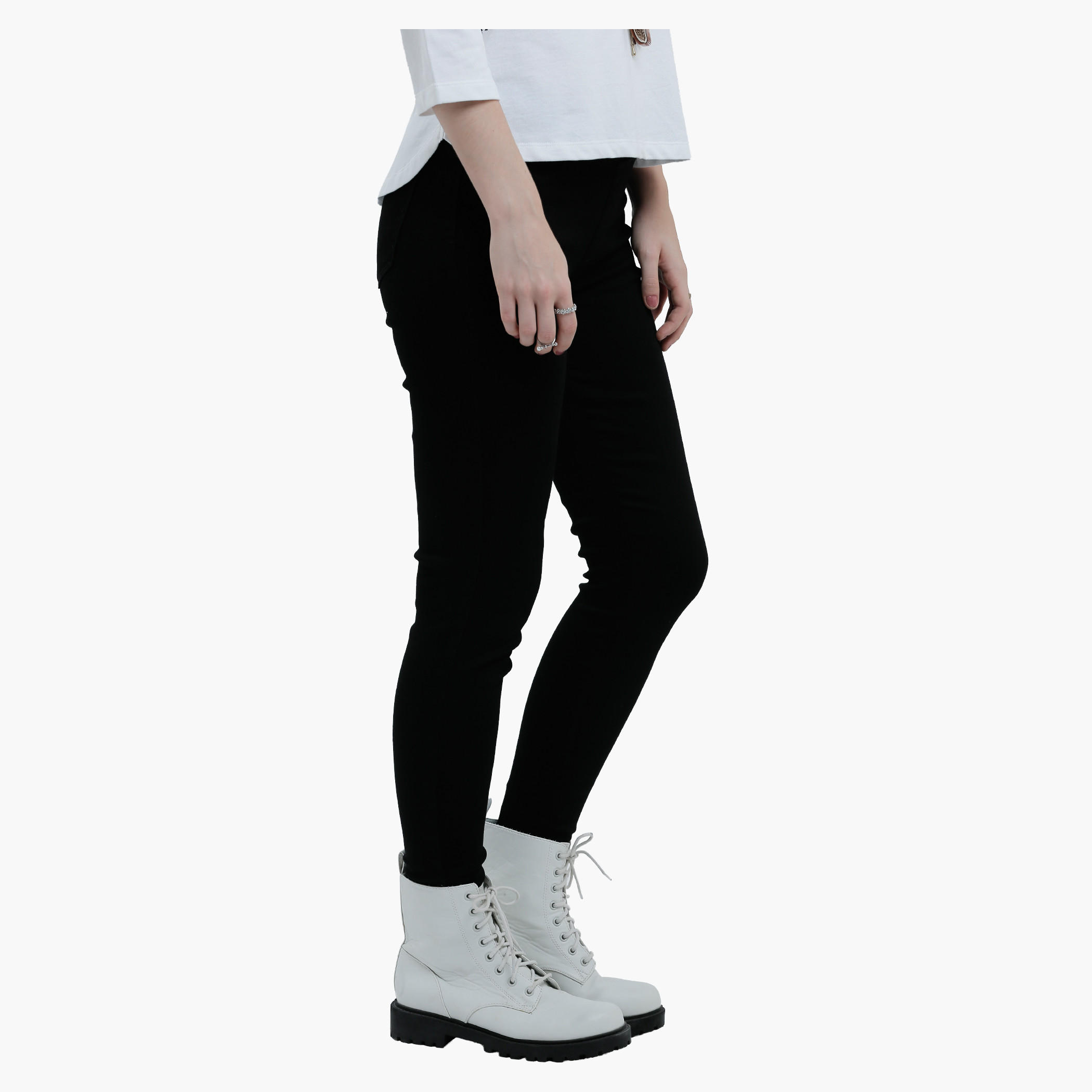 Lee Cooper Full Length Leggings with Elasticised Waistband-women-clothing-bottoms-leggings-image-3