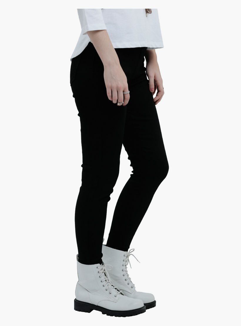 Lee Cooper Full Length Leggings with Elasticised Waistband-women-clothing-bottoms-leggings-image-3