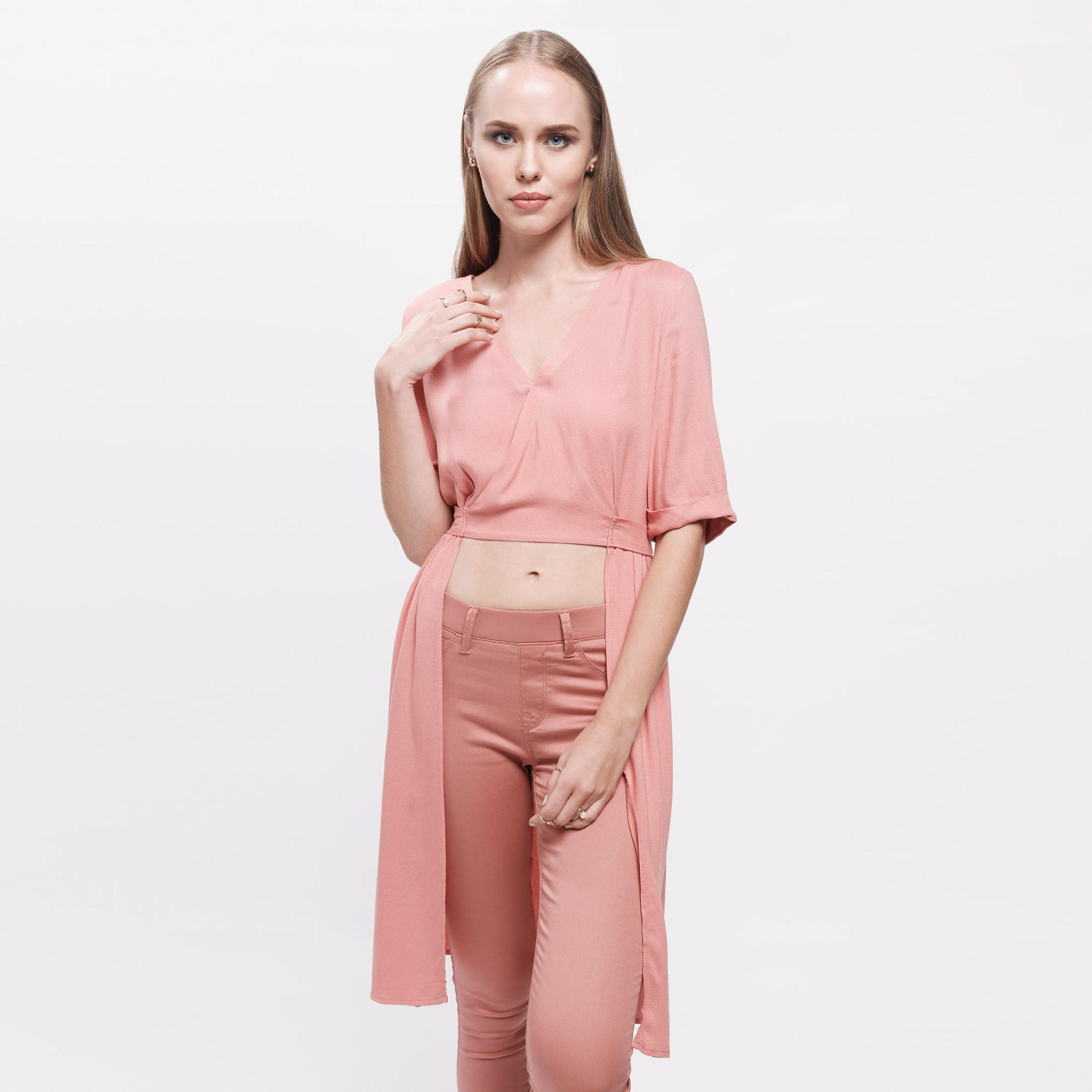 High Low Wrap Top with Surplice Neck-women-clothing-shirtsandblouses-blouses-image-10