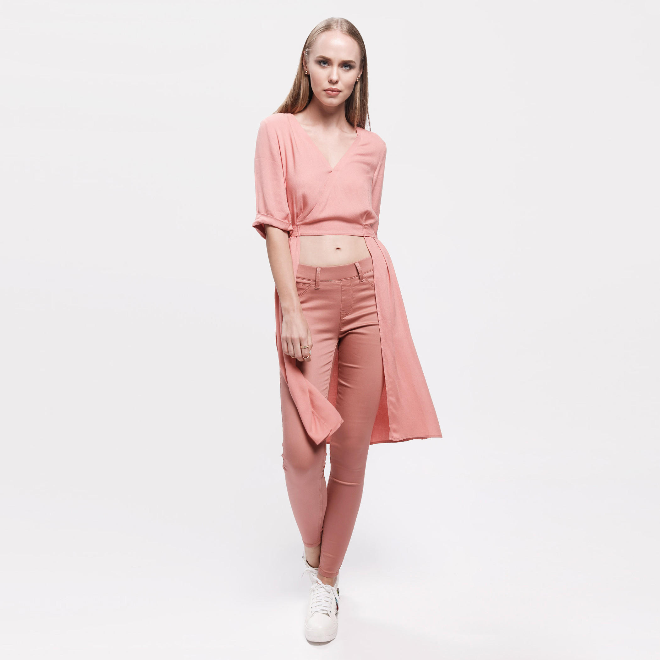 High Low Wrap Top with Surplice Neck-women-clothing-shirtsandblouses-blouses-image-6