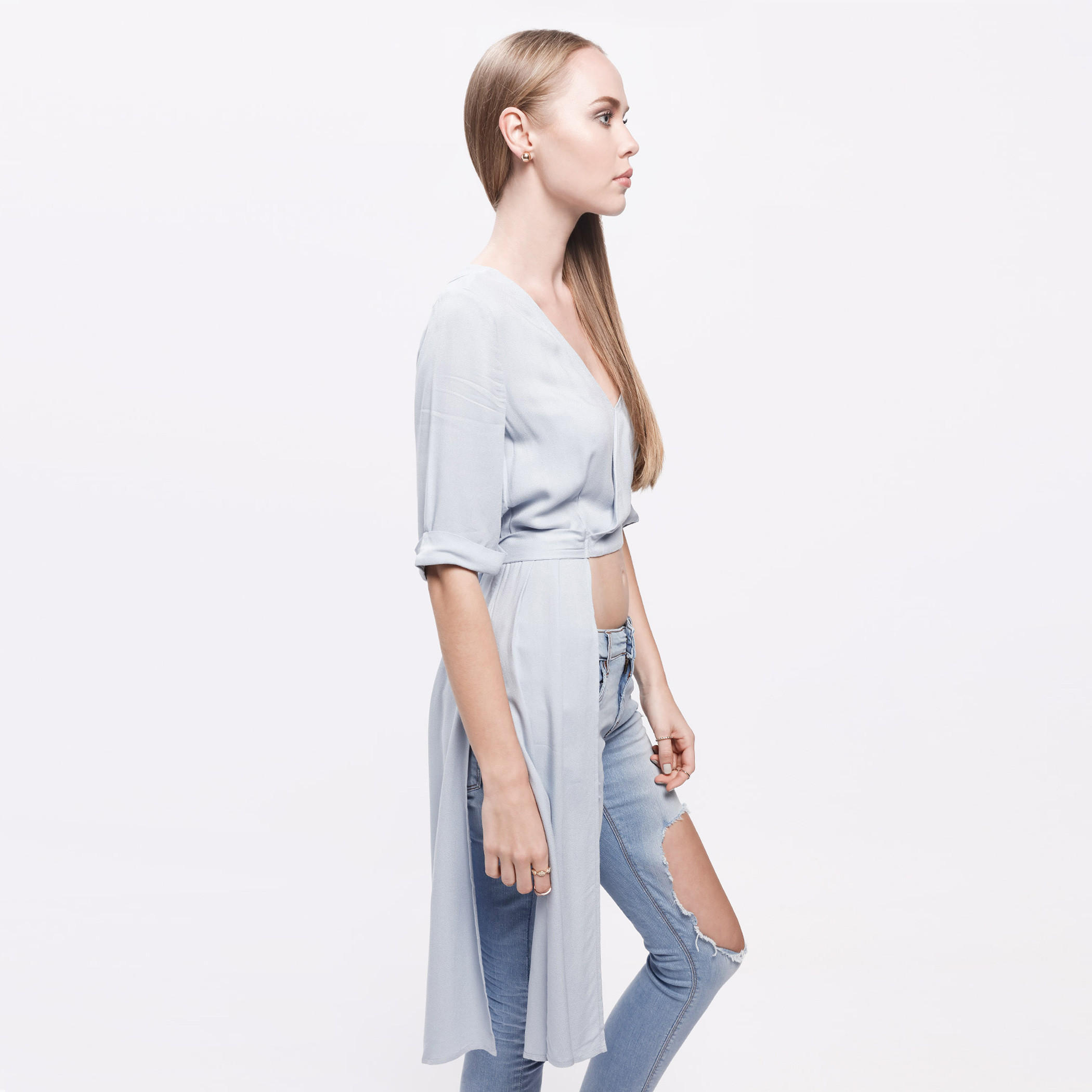 High Low Wrap Top with Surplice Neck-women-clothing-shirtsandblouses-blouses-image-3