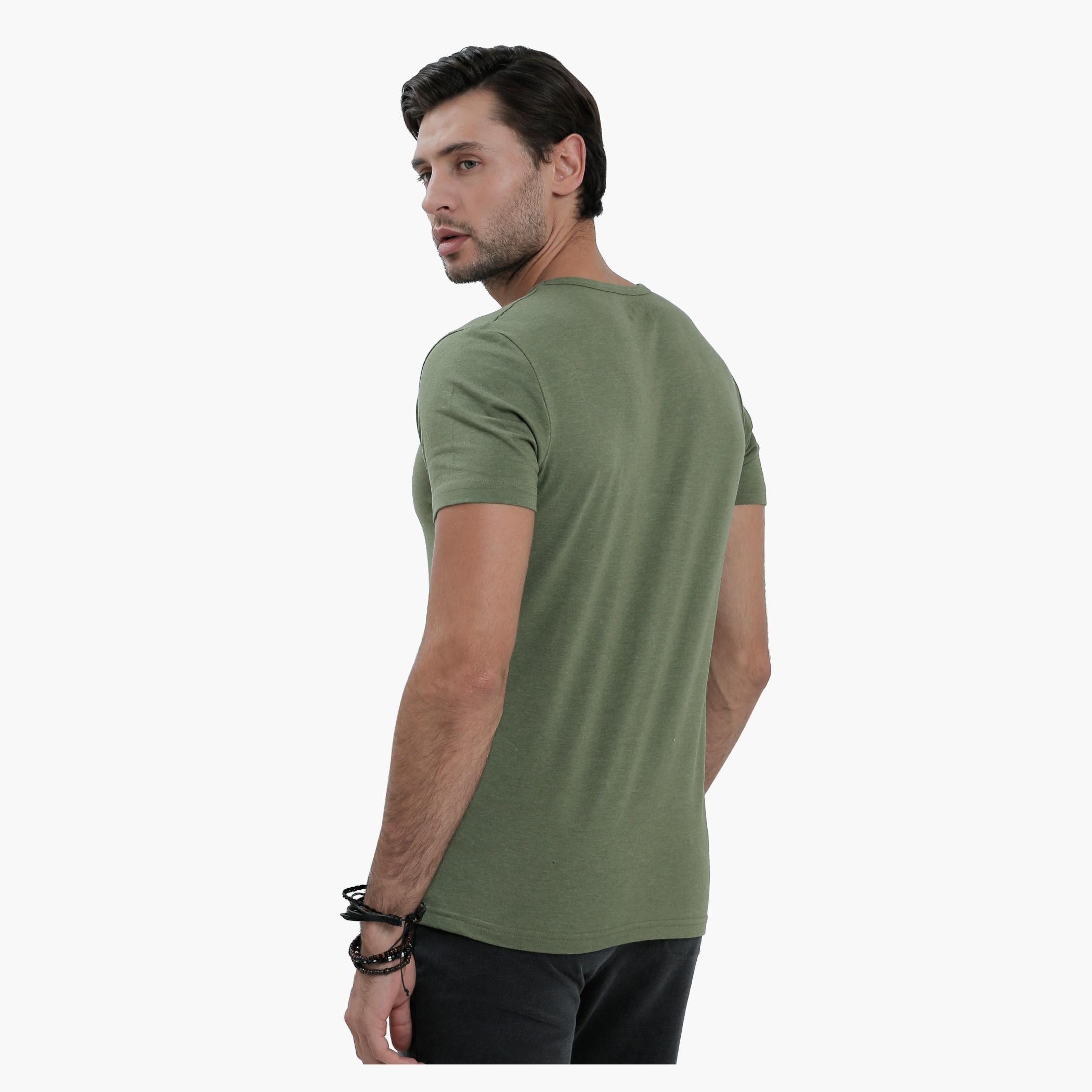 Lee Cooper Round Neck T-Shirt with Short Sleeves in Slim Fit-men-clothing-tshirtsandpolos-tshirts-image-7