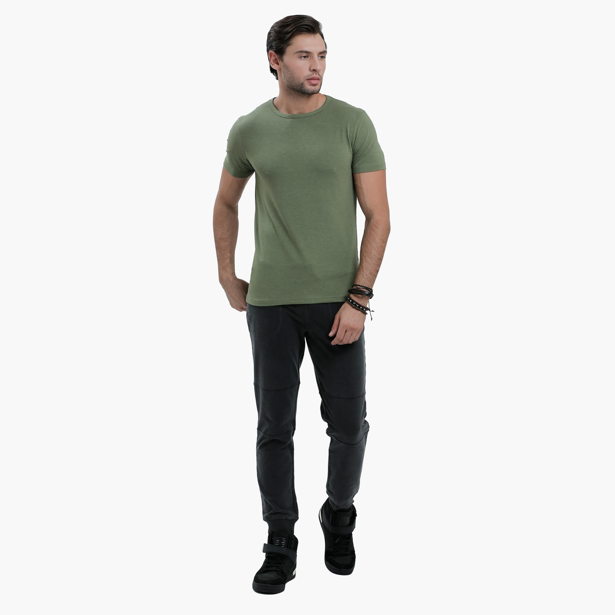 Lee Cooper Round Neck T-Shirt with Short Sleeves in Slim Fit-men-clothing-tshirtsandpolos-tshirts-image-10