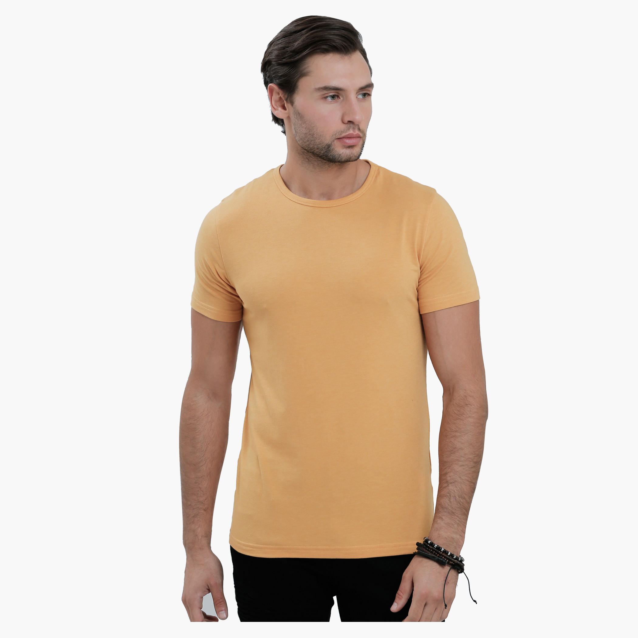 Lee Cooper Round Neck T-Shirt with Short Sleeves in Slim Fit-men-clothing-tshirtsandpolos-tshirts-image-11