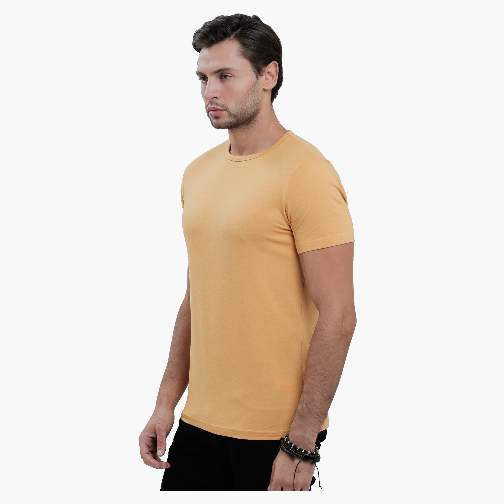 Lee Cooper Round Neck T-Shirt with Short Sleeves in Slim Fit-men-clothing-tshirtsandpolos-tshirts-image-13