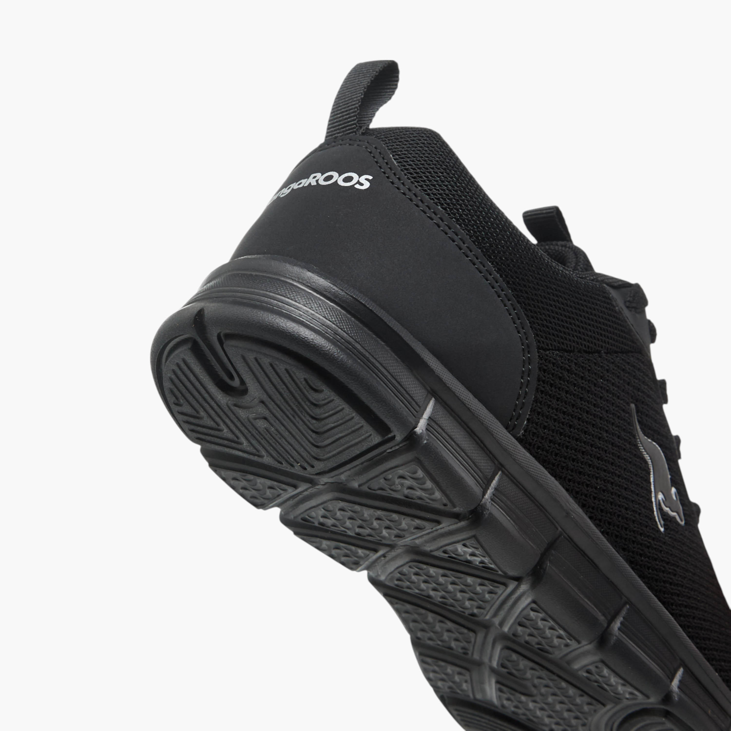 KangaROOS Women's Logo Applique Sports Shoes with Lace-Up Closure-women-shoes-sports-image-5