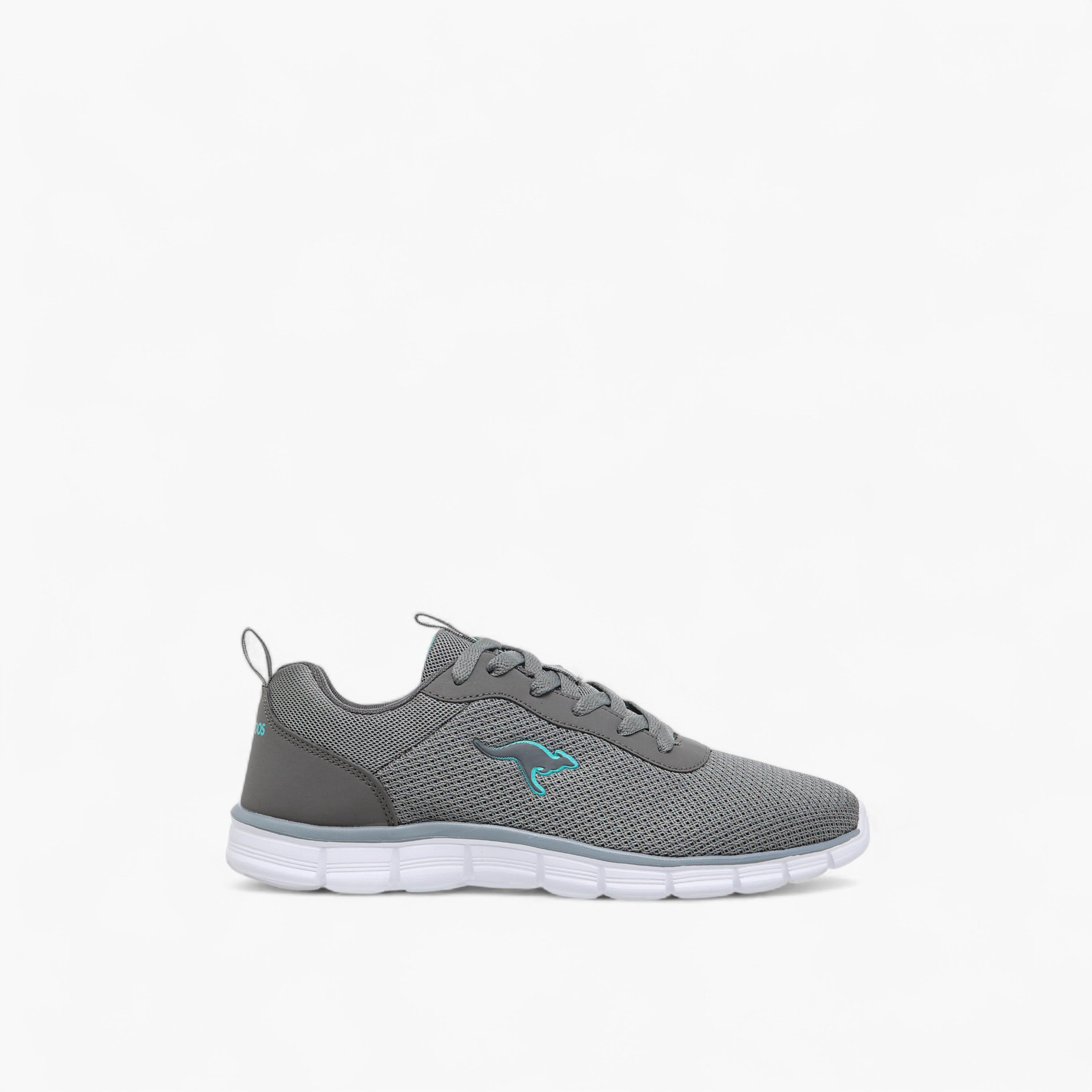 KangaROOS Women's Logo Applique Sports Shoes with Lace-Up Closure-women-shoes-sports-image-2