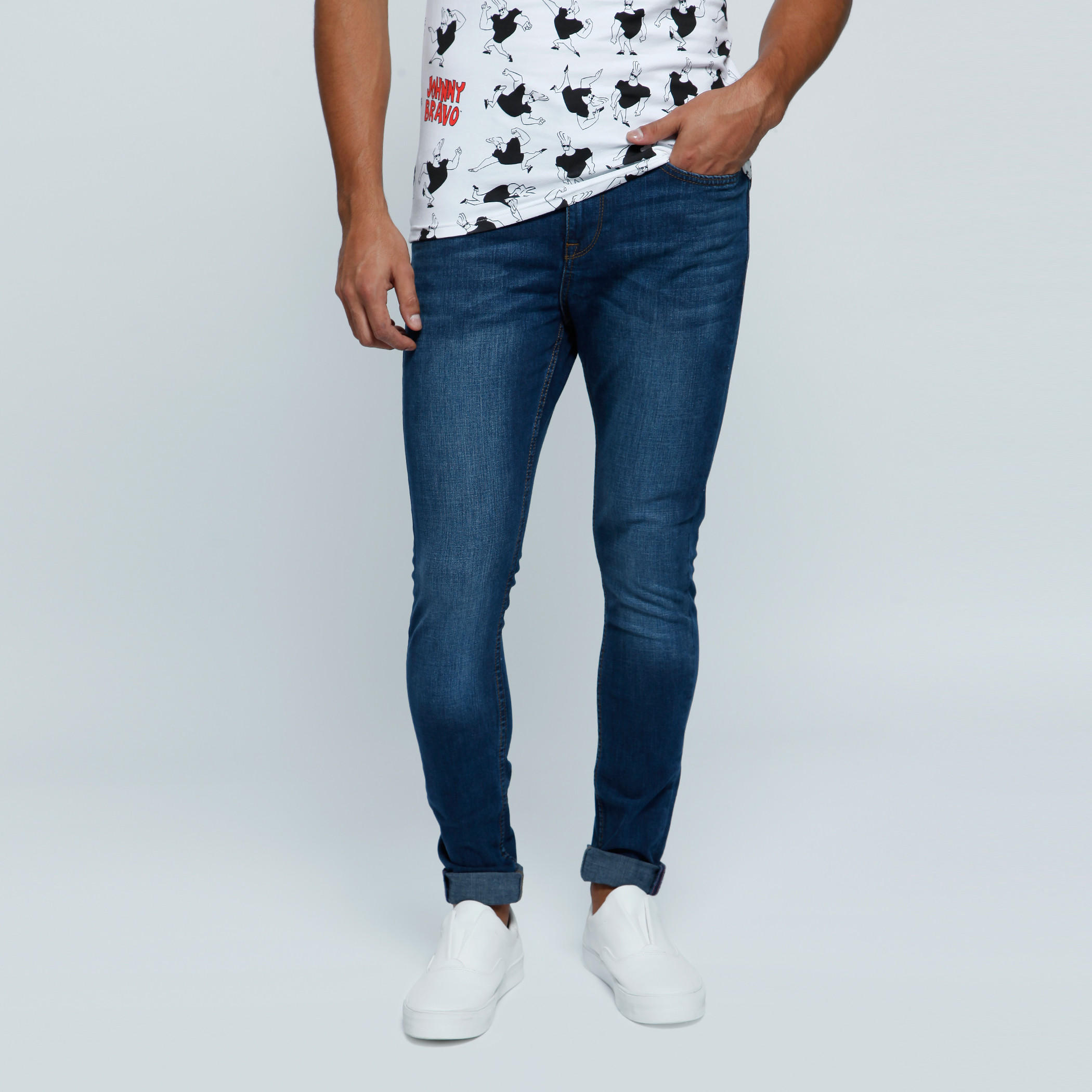 Lee Cooper Full Length Denim Pants in Skinny Fit-men-clothing-bottoms-jeans-image-1