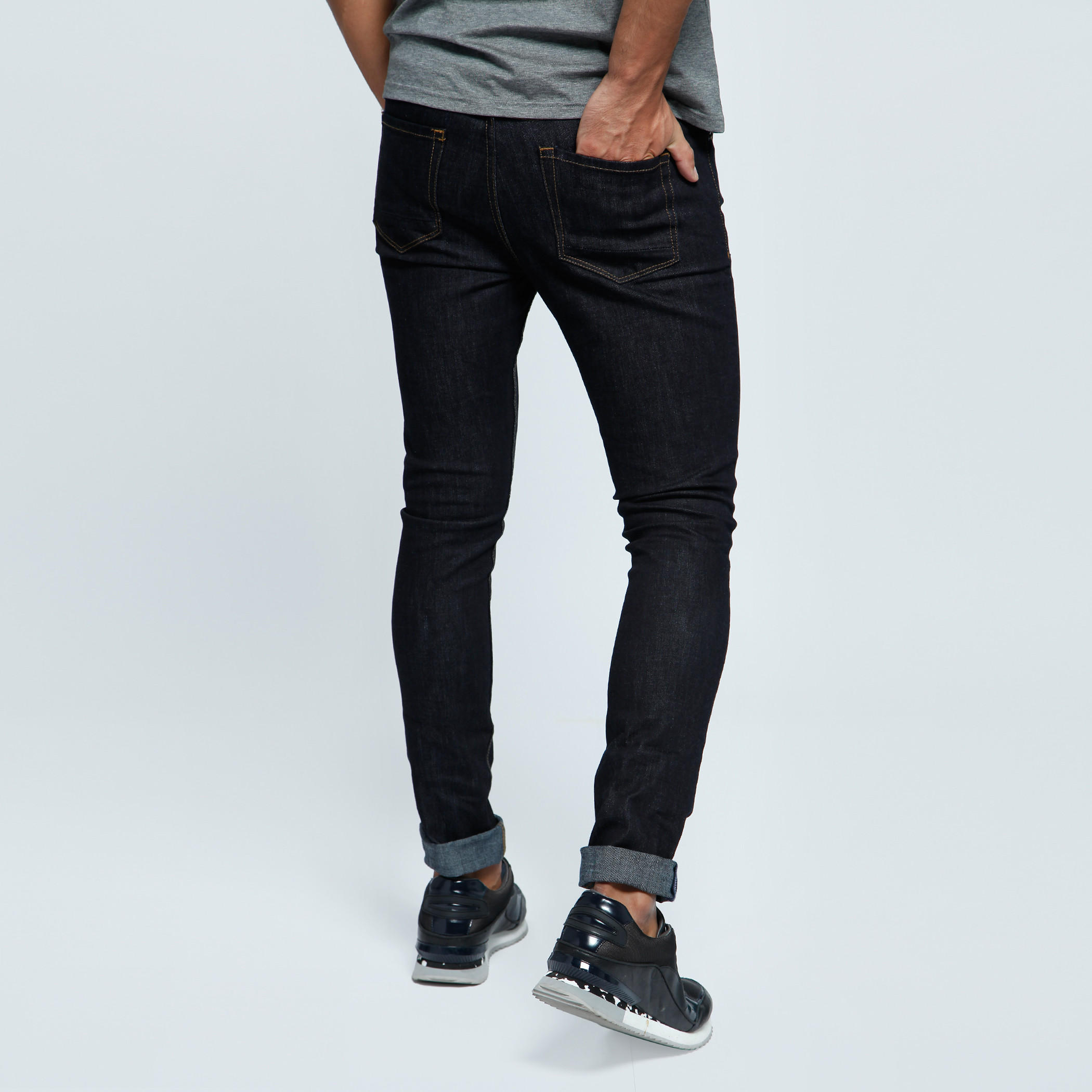 Lee Cooper Full Length Denim Pants in Skinny Fit-men-clothing-bottoms-jeans-image-2
